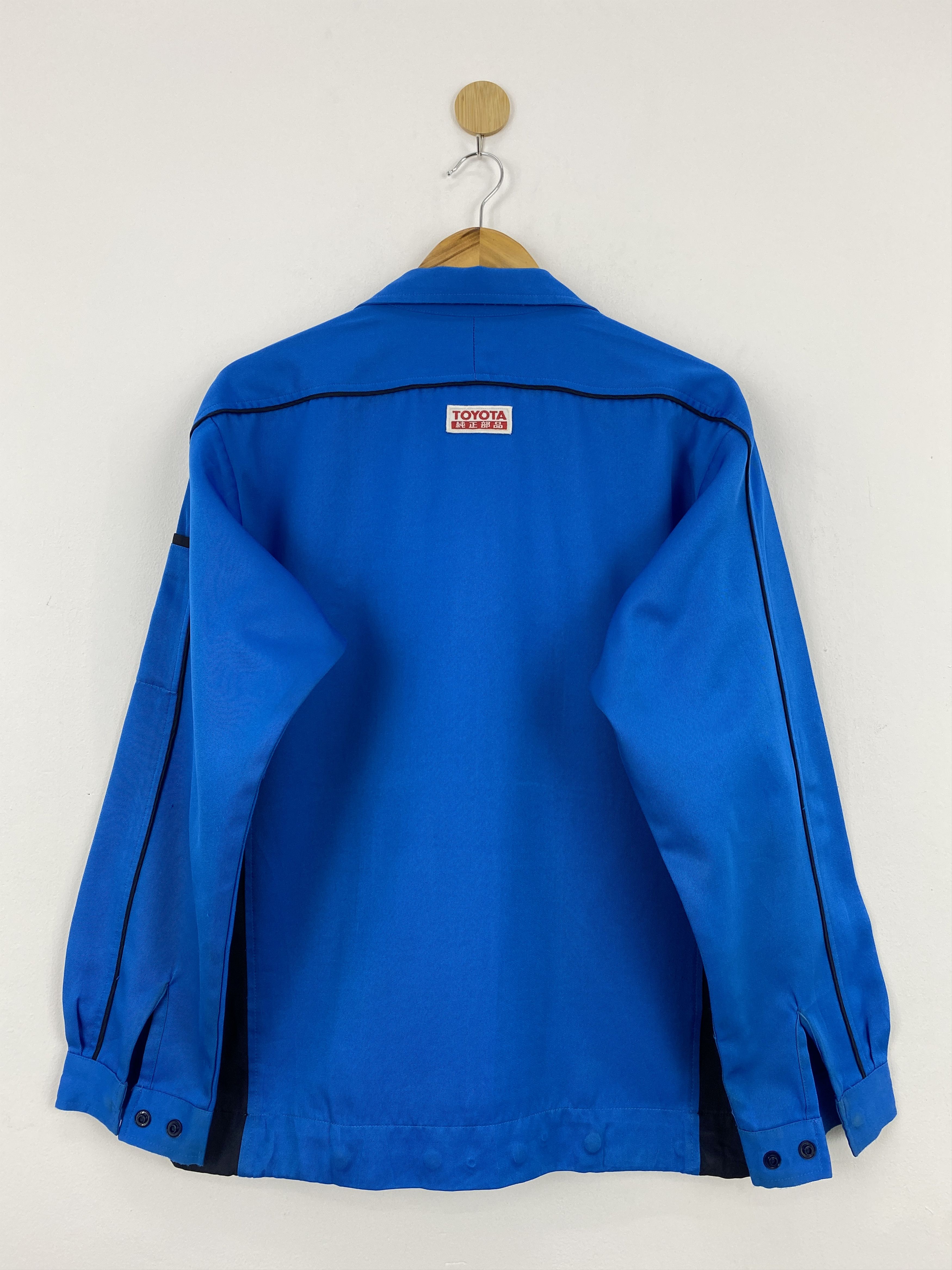 Japanese Brand Vintage Japanese Worker Toyota Racing Denim Jacket J1801 Size US L / EU 52-54 / 3 - 3 Thumbnail