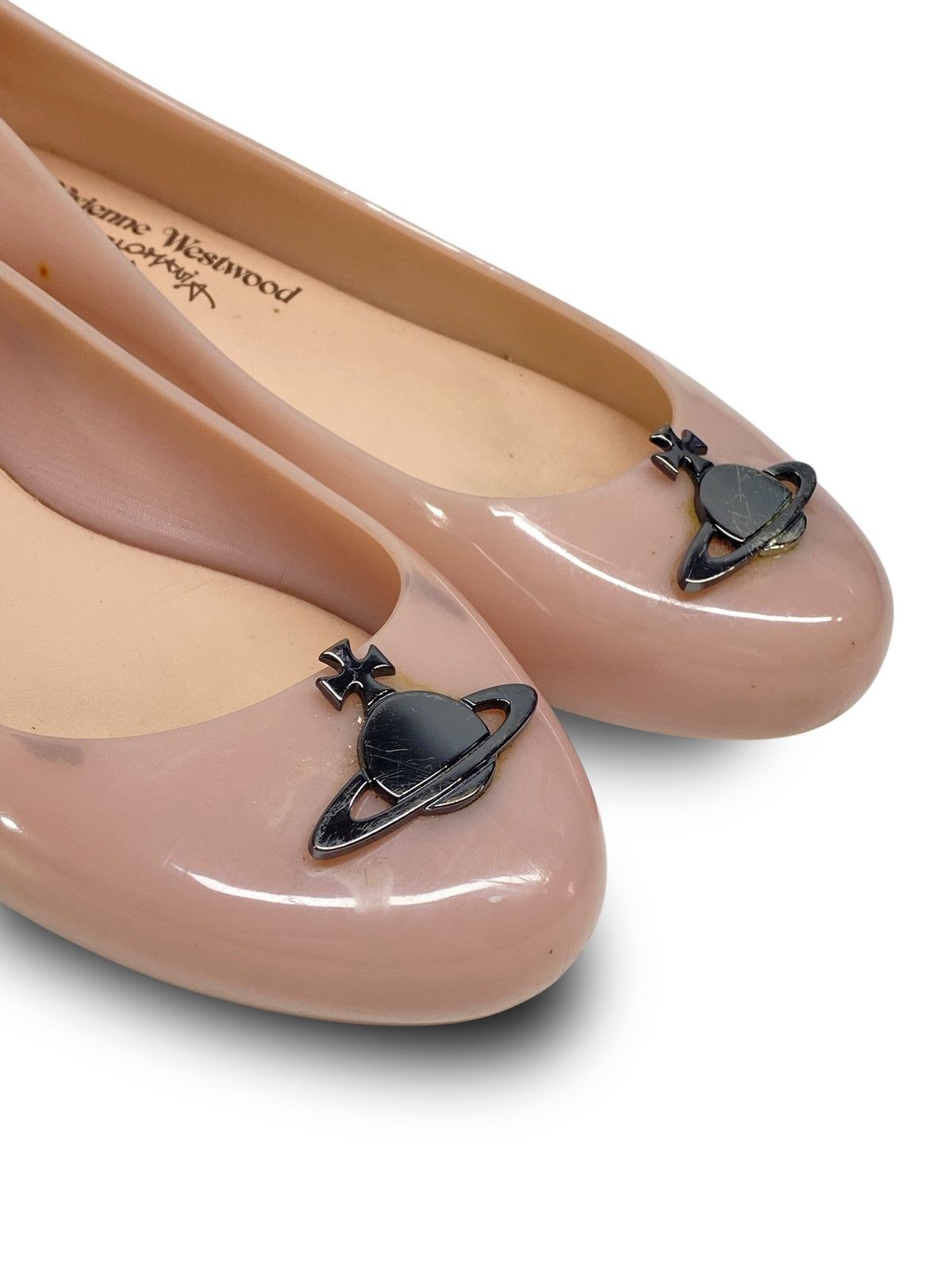 Vivienne Westwood 🔥 VIVIENNE WESTWOOD MELISSA FLATS ORB LOGO Y2K VIBES Size US 10 / IT 40 - 5 Thumbnail