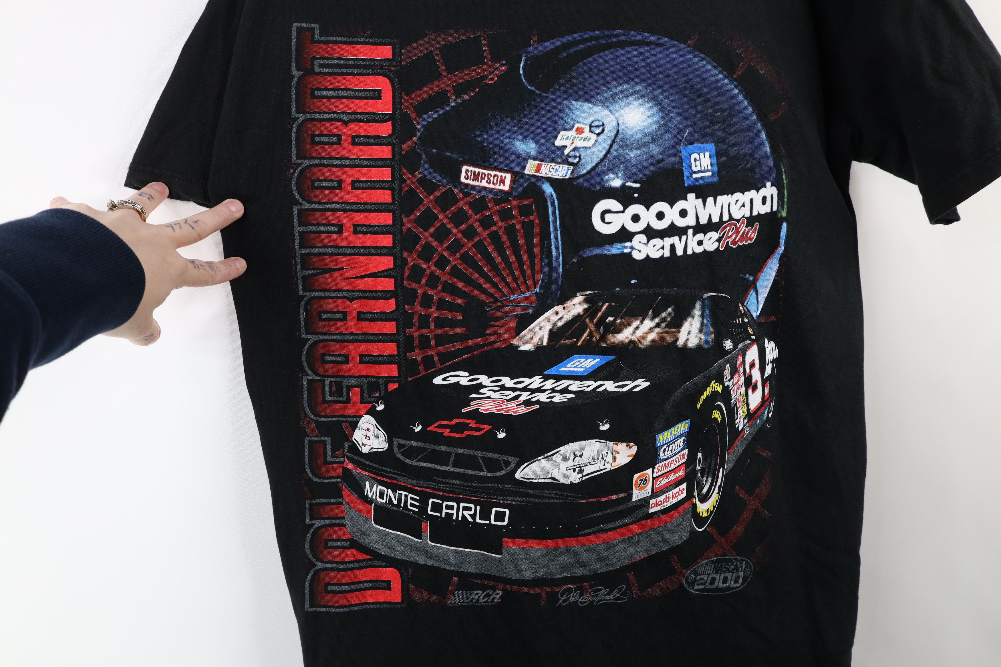Vintage Vintage Y2K 2000 NASCAR Print Dale Earnhardt T-Shirt USA Size US L / EU 52-54 / 3 - 4 Thumbnail