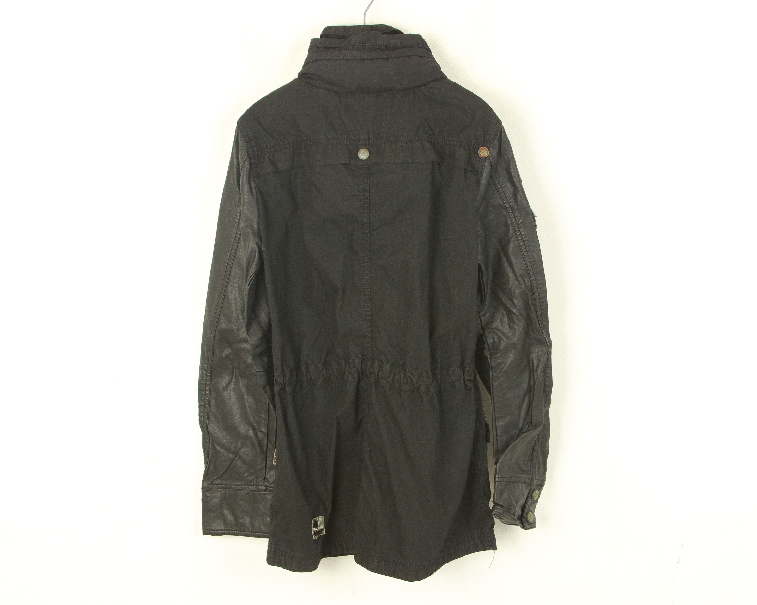 khujo Chelsea Fake Leather Women S Jacket Coat Hooded Windbreaker Size S / US 4 / IT 40 - 3 Thumbnail