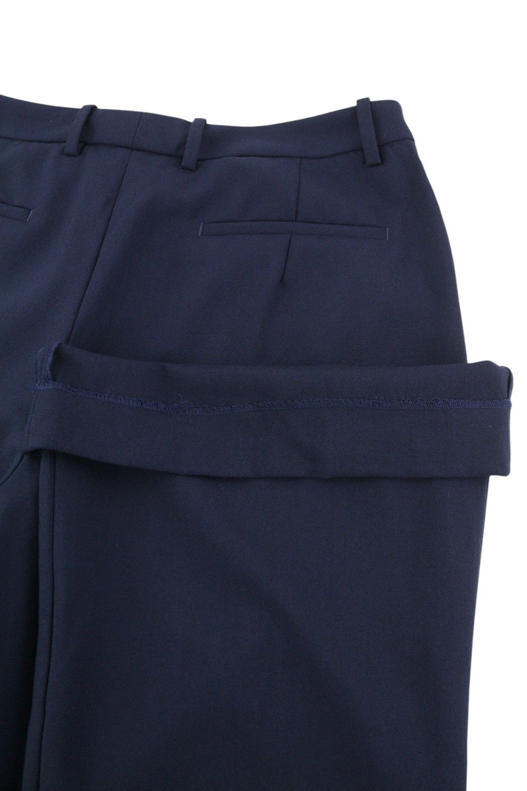 Other ROBIN EU40 Dark Blue Wool Blend Flare Trousers 84341 Size 30" / US 8 / IT 44 - 5 Thumbnail