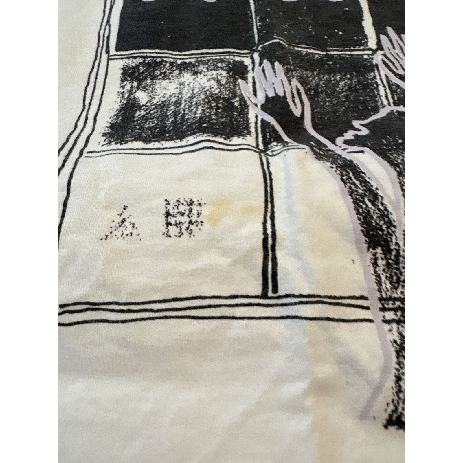 Other Maka Lassi thrashed skate shirt moon cycle white stained XL Size US XL / EU 56 / 4 - 3 Thumbnail