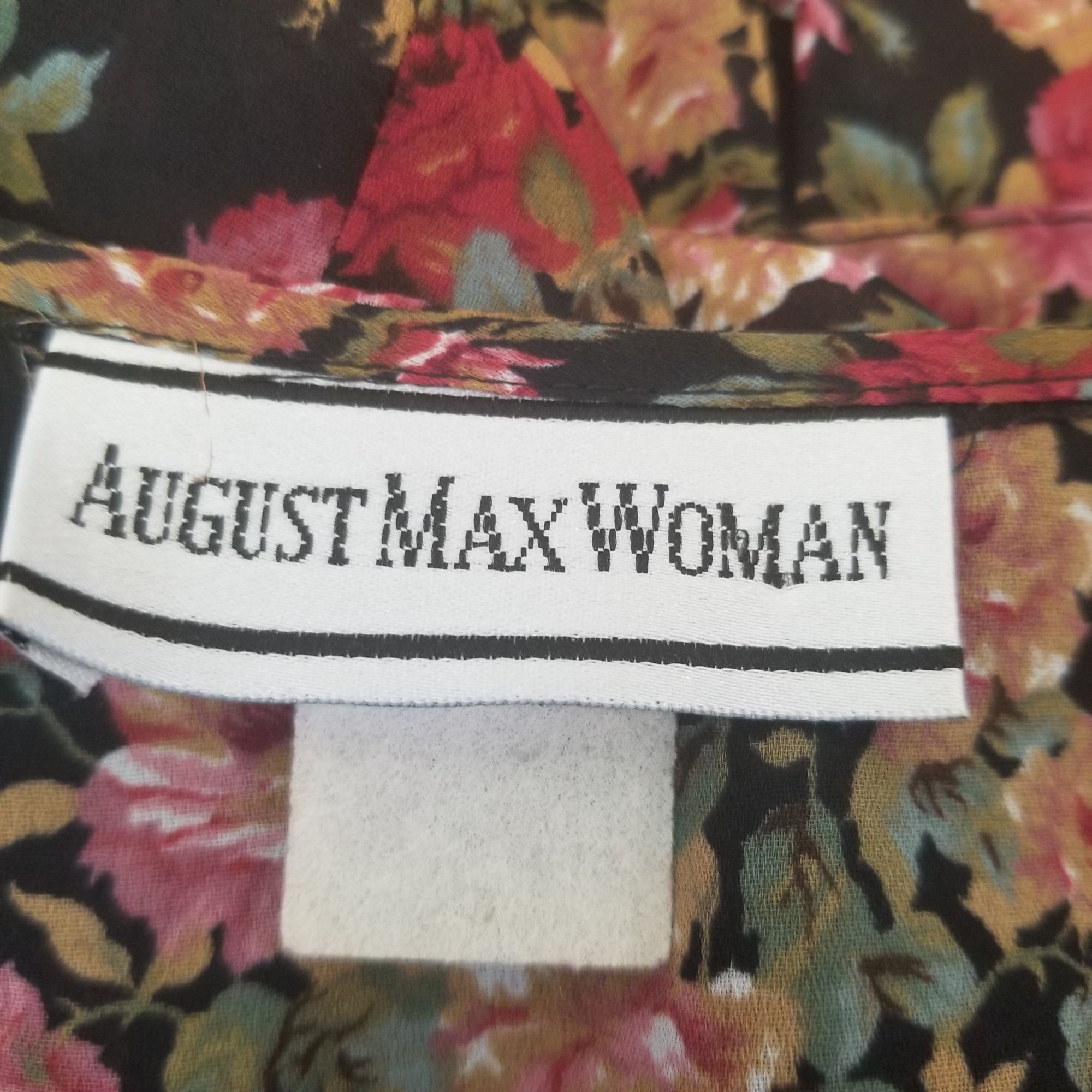 Other August Max 18 Floral 90s Dress Sheer Red Roses Cosplay Grann Size XXL / US 16-18 / IT 52-54 - 4 Thumbnail