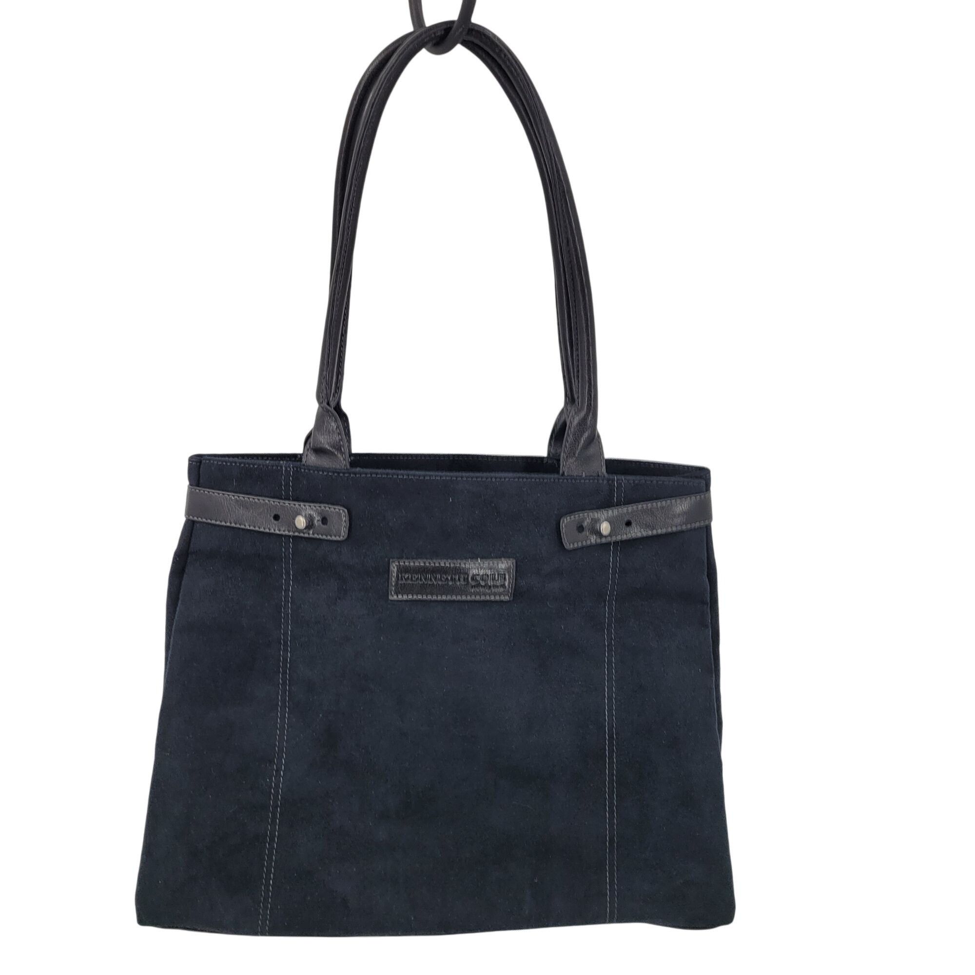 Kenneth Cole Kenneth Cole Black Suede Top Handle Tote & Mini Bag Wallet C Size ONE SIZE - 2 Thumbnail