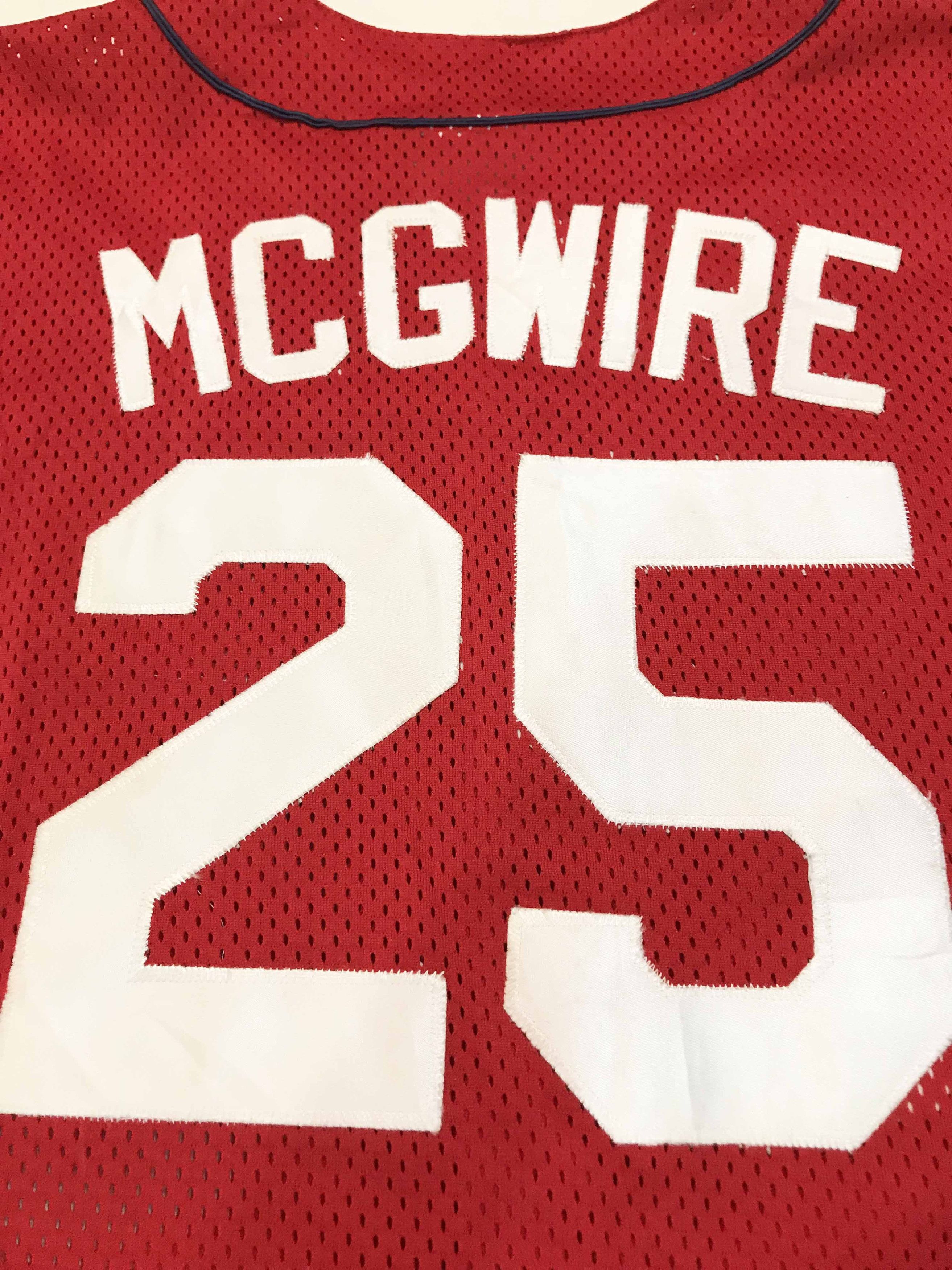 MLB × Majestic × Vintage Majestic Diamond MLB St. Louis Cardinals MCGWIRE #25 Jersey Size US XXL / EU 58 / 5 - 6 Thumbnail