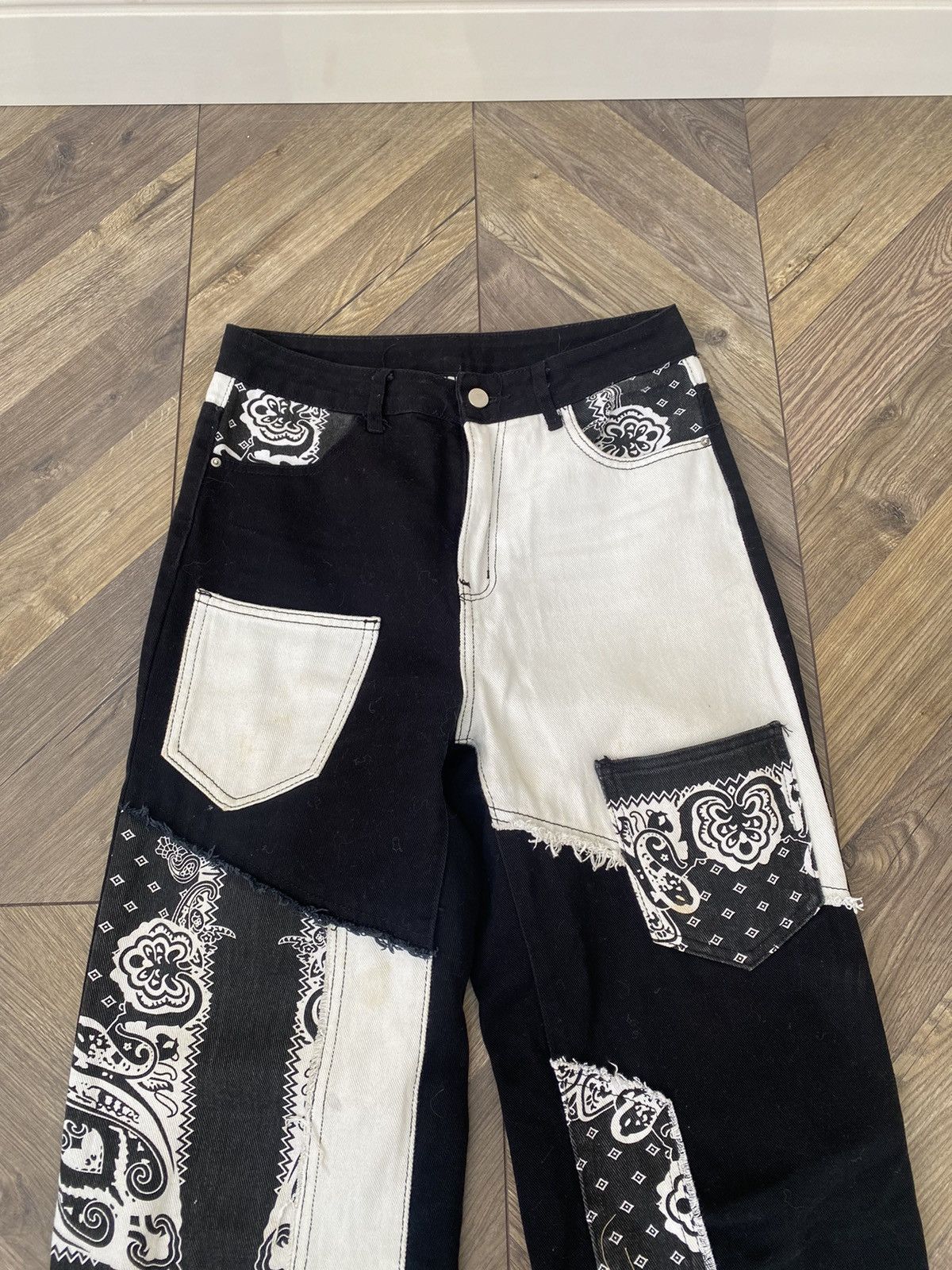 Japanese Brand × Vintage Vintage Bandana Women’s Archival Japanese Style pants Size 29" - 6 Thumbnail