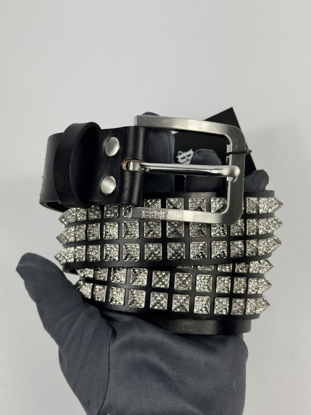 Bossi Sportswear REPLACEABLE BUCKLE STUDDED CRYSTAL 1/1 BELT SIZE 110 Size ONE SIZE - 2 Thumbnail