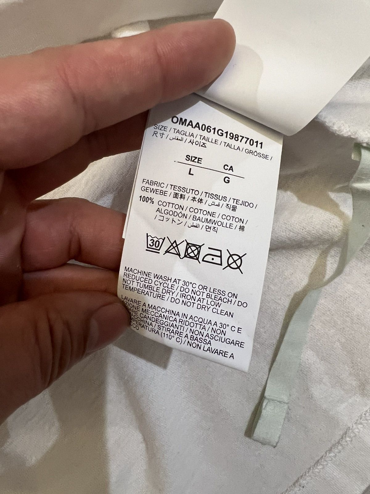 Off-White × Undercover Off white x Undercover Hand Dart Tee Size US L / EU 52-54 / 3 - 9 Thumbnail