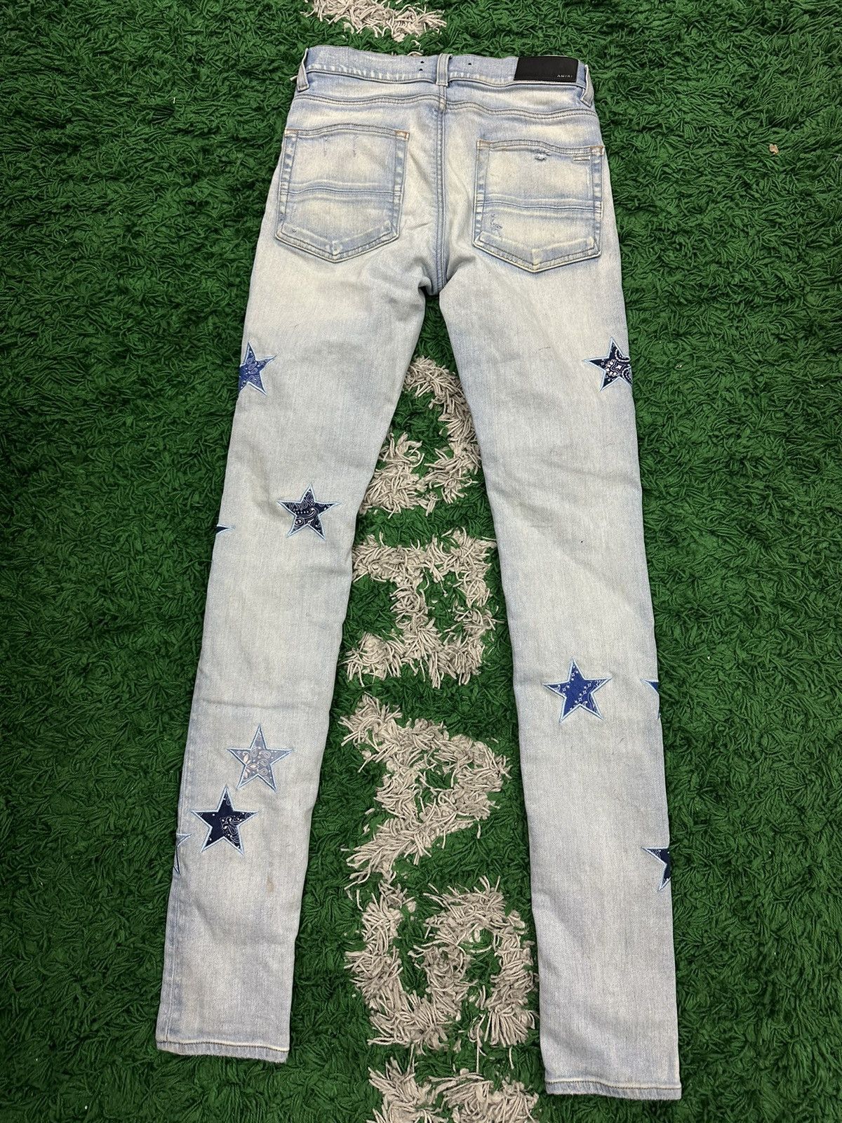 Amiri Jeans Light Wash Star Blue 29
