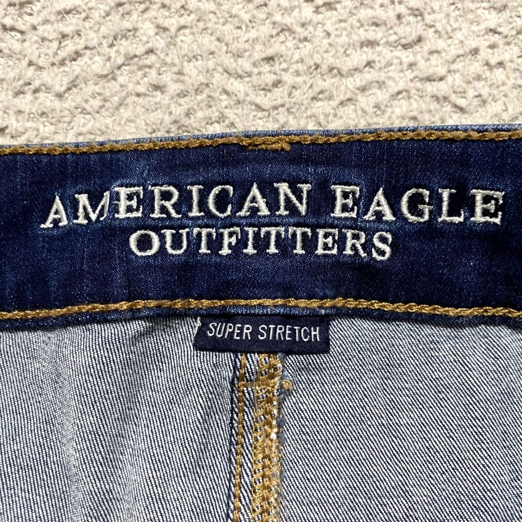 American Eagle Outfitters American Eagle Outfitters Shortie Jeans Shorts Blue Denim High Rise Cut-Off NWT Womens 28" Waist 2" Inseam 5-Pocket Modern Vintage? Size 24" / US 00 / IT 34 - 3 Thumbnail