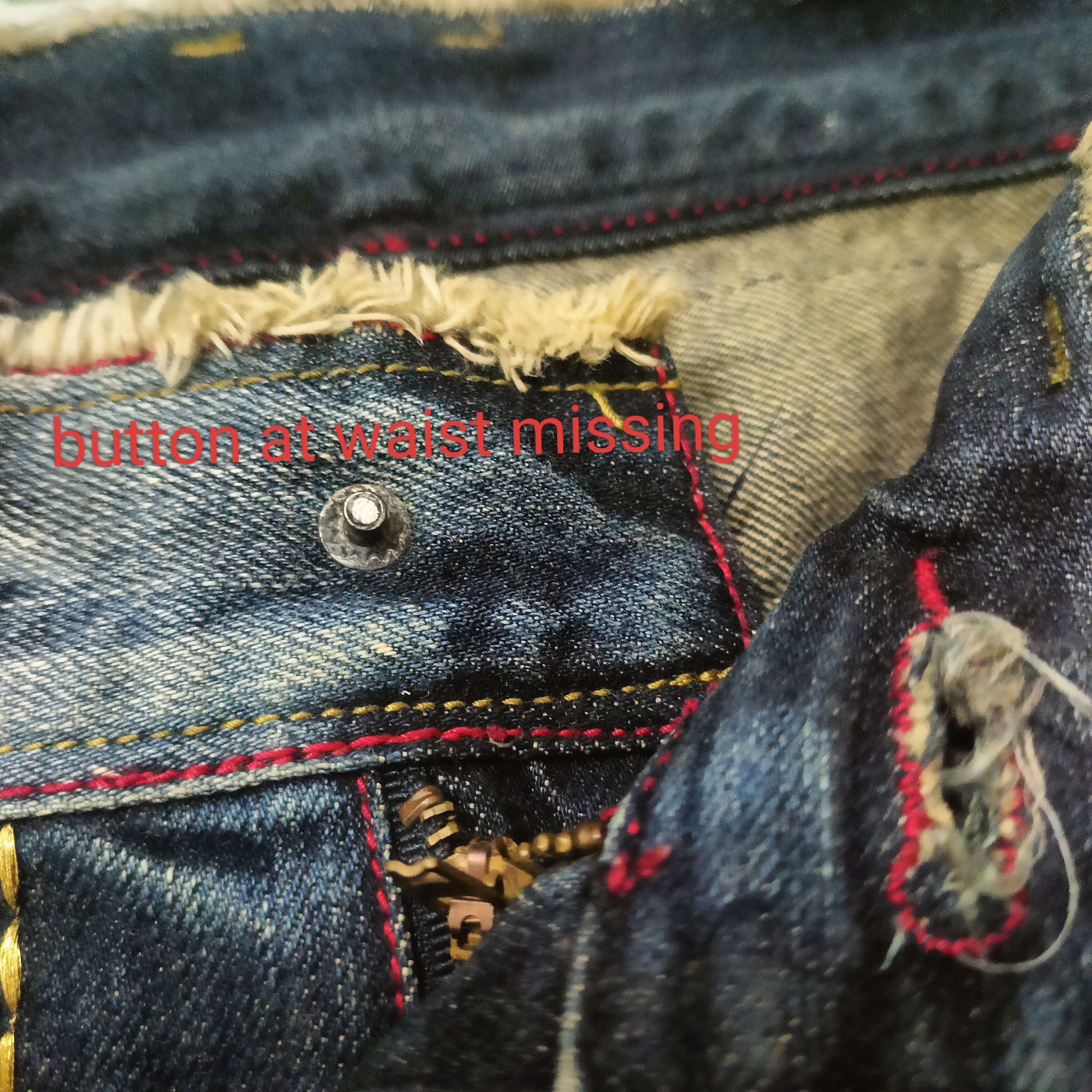 If Six Was Nine Roy 310 flared distressed bootcut jeans Size US 29 - 6 Thumbnail