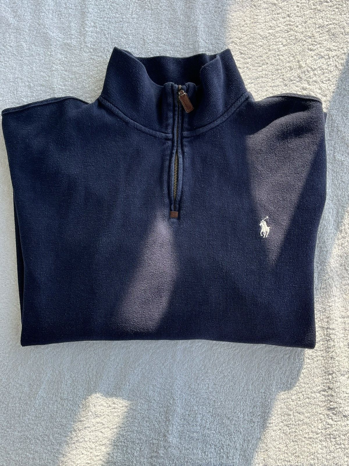 Polo Ralph Lauren Vintage POLO Ralph Lauren 1/4 zip sweater Size US XL / EU 56 / 4 - 2 Thumbnail