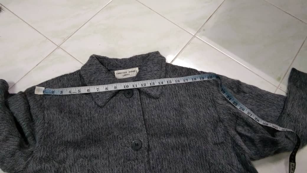 Japanese Brand CHRISTIAN AUJARD Liberte Mohair Long Coat #0083-C5 Size US L / EU 52-54 / 3 - 21 Thumbnail