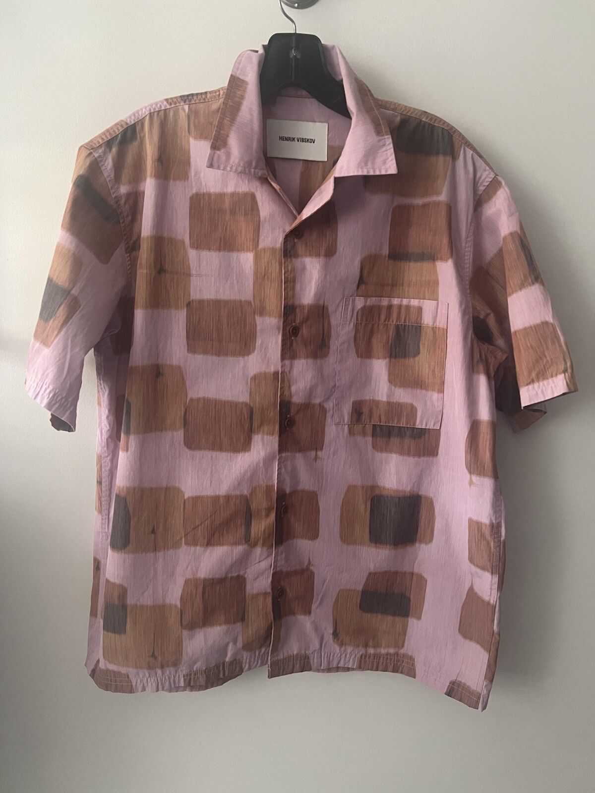 The Artist Shirt Pink Cubes Spring Summer ‘22 Size XS