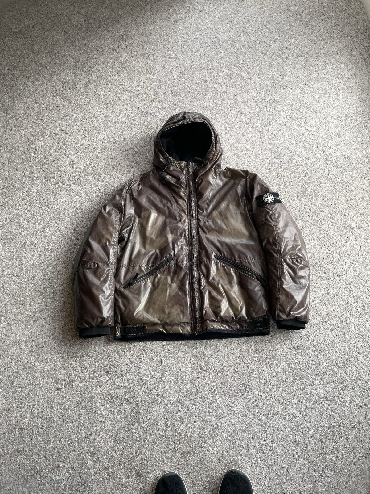 image of Brown Stone Island 2010 Colour Changing Ice Jacket, Men's (Size XL)