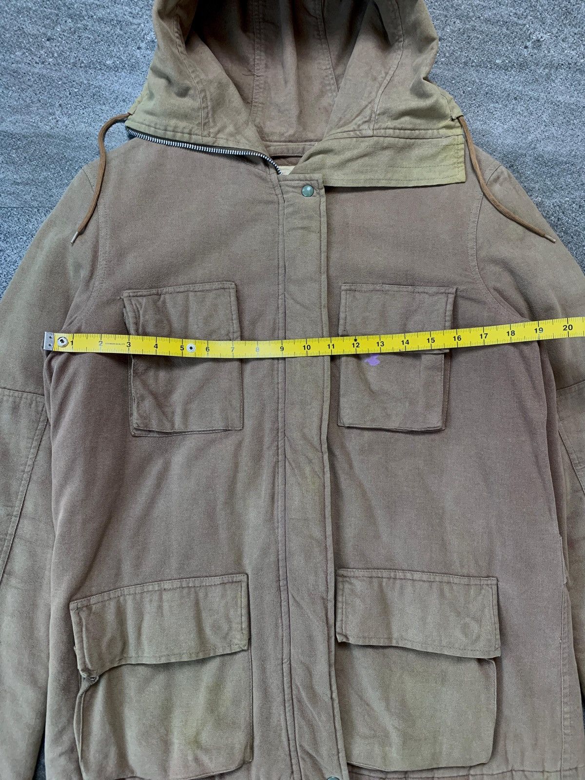 Helmut Lang FREE TAX! Vintage Cotton Military Heavy Coat Jacket Size US S / EU 44-46 / 1 - 18 Thumbnail