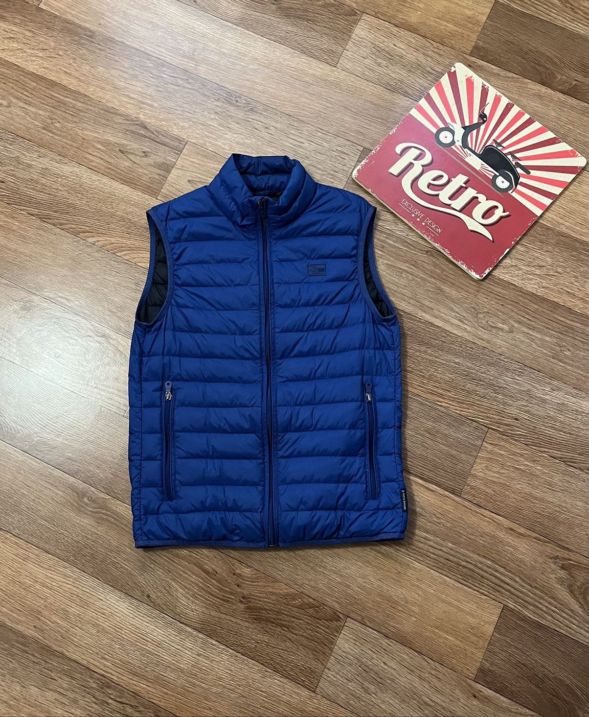 Emporio Armani Armani Jeans Down Vest Size US S / EU 44-46 / 1 - 1 Thumbnail