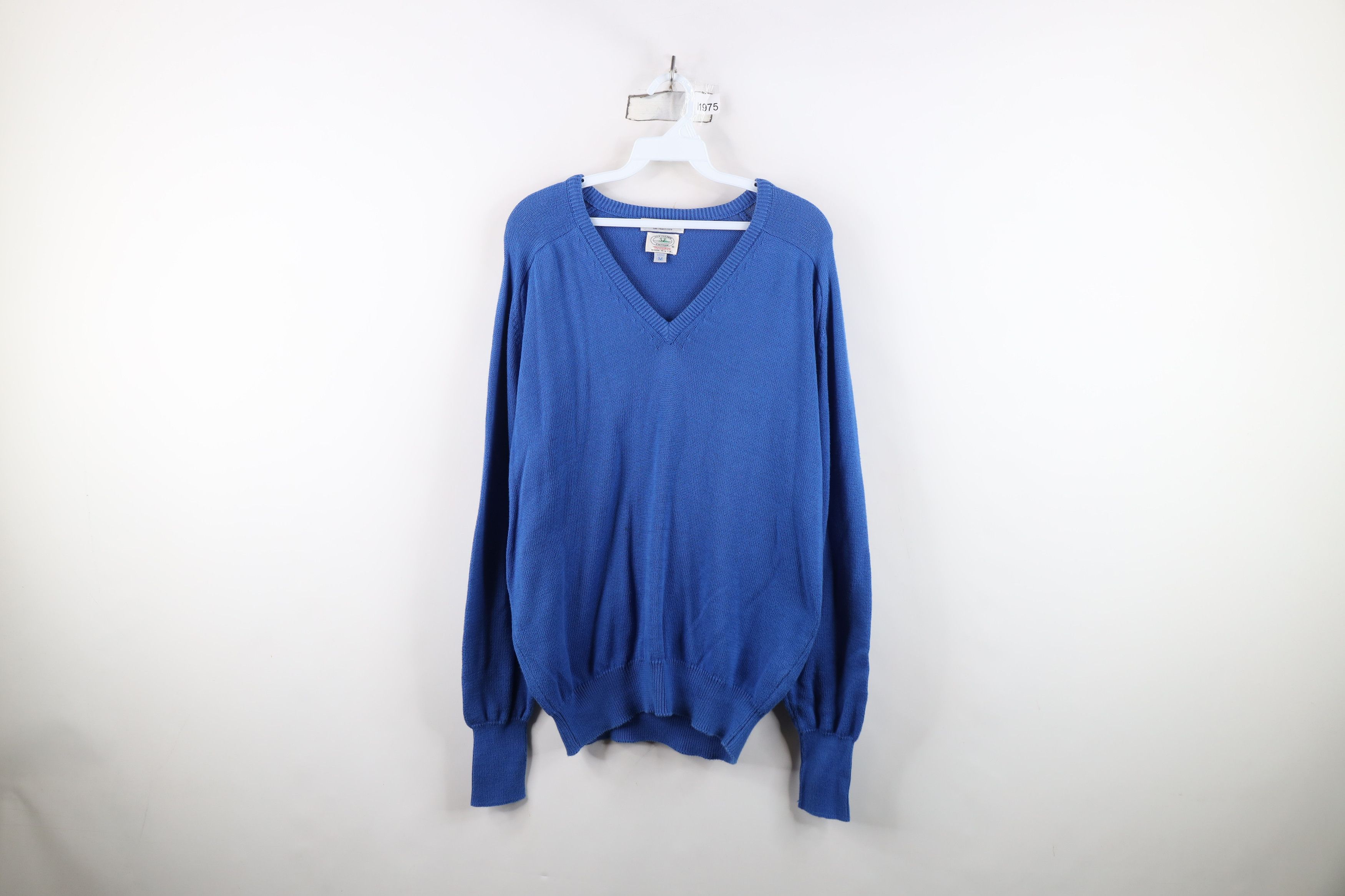 Vintage Vintage 90s Streetwear Island Cotton Knit Sweater Blue USA Size US M / EU 48-50 / 2 - 1 Thumbnail
