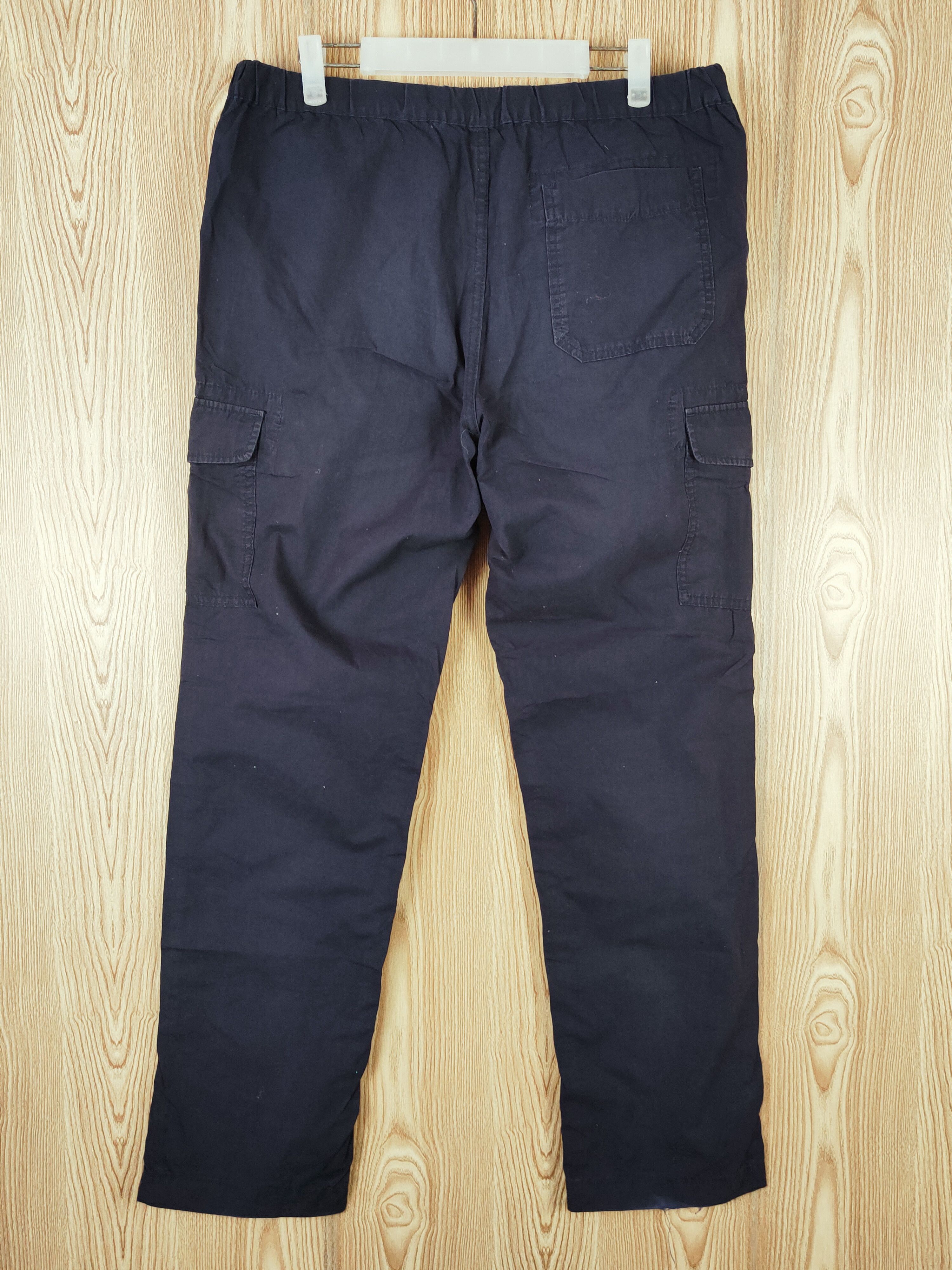 Japanese Brand Uniqlo Dark Blue Multipocket Tactical Cargo Pants #W273 Size US 34 / EU 50 - 7 Thumbnail