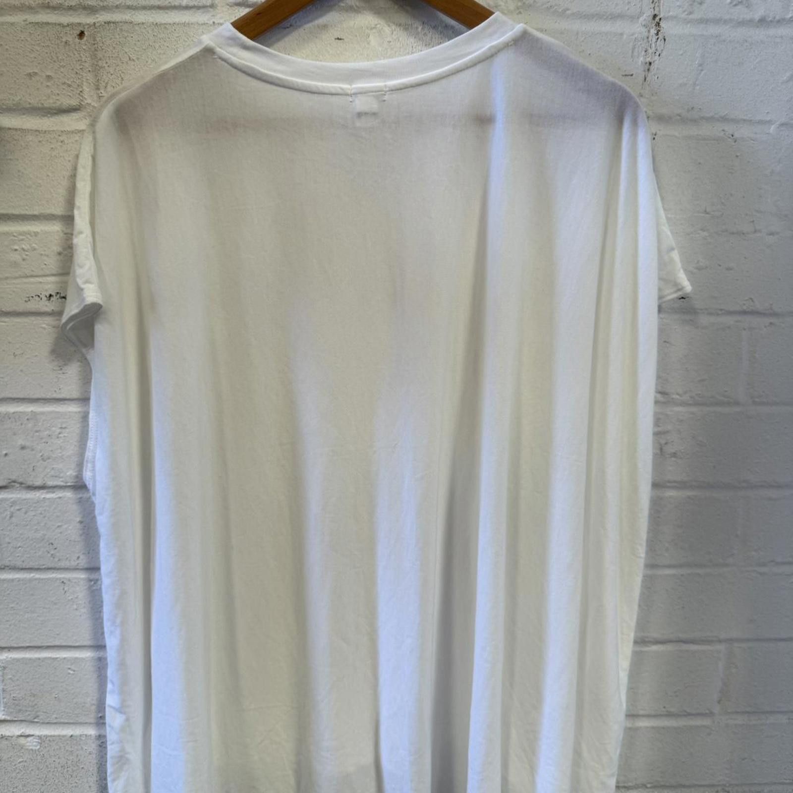 River Island River Island Women's White Tshirt Size S / US 4 / IT 40 - 4 Thumbnail
