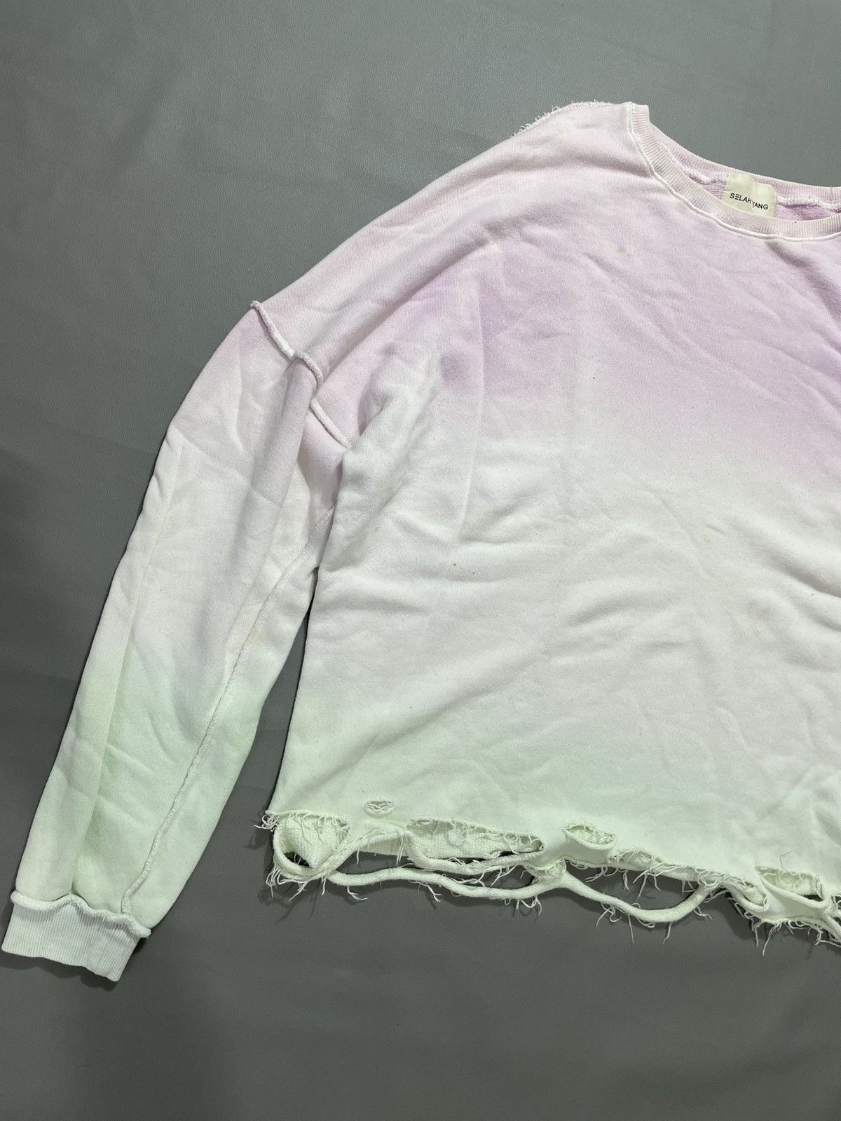 Hysteric Glamour Selah Yang Oversize Distressed Sweatshirt Size US S / EU 44-46 / 1 - 4 Thumbnail