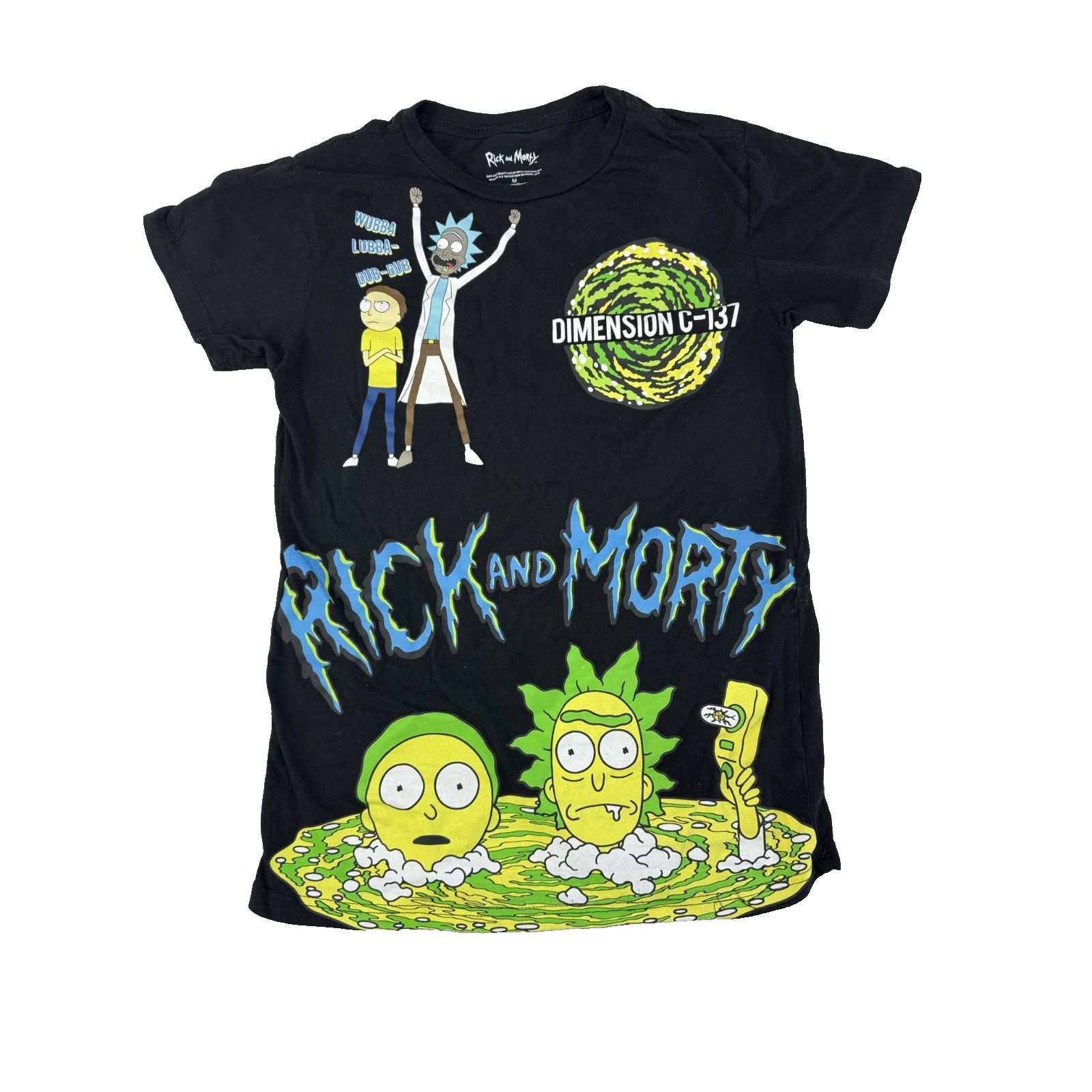 Other Rick and Morty Wubba Lubba Dub-Dub Dimension 137 Tee Medium Size US M / EU 48-50 / 2 - 1 Thumbnail