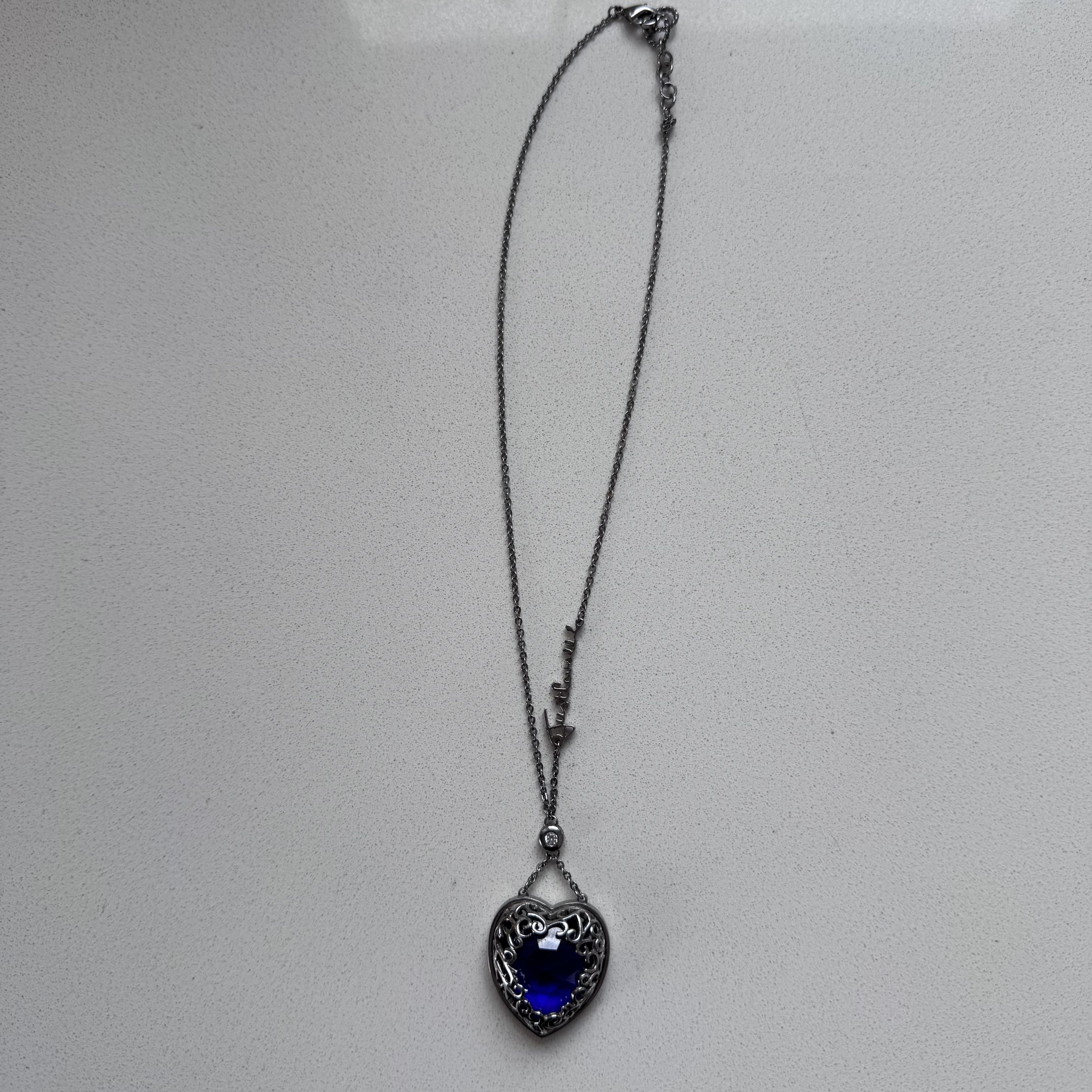Roberto Cavalli Cavalli Heart Jewel Necklace Size ONE SIZE - 1 Thumbnail