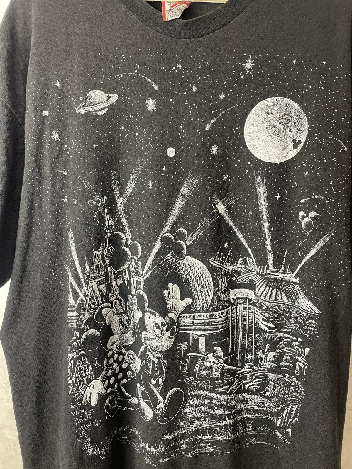 Disney Vintage Disney Space Galaxy Mickey Minnie Mouse XL One Size Size US XL / EU 56 / 4 - 2 Thumbnail