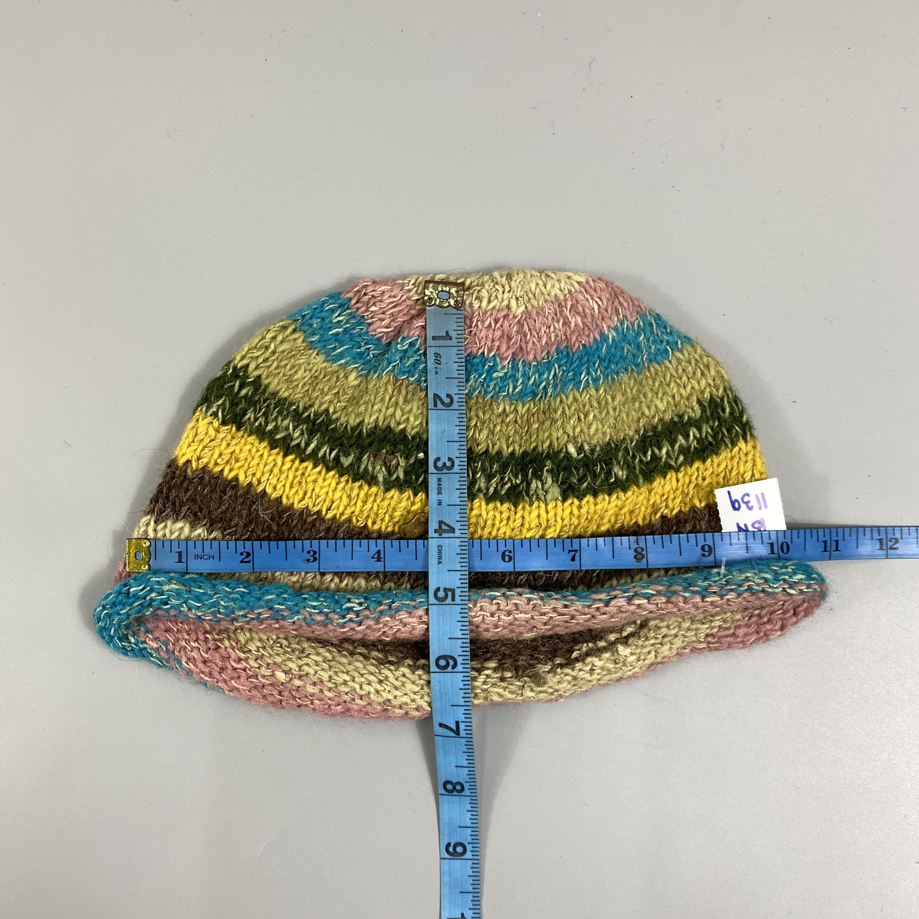 Japanese Brand Multicolor Knit Beanie Hats -BN1139 Size ONE SIZE - 5 Thumbnail