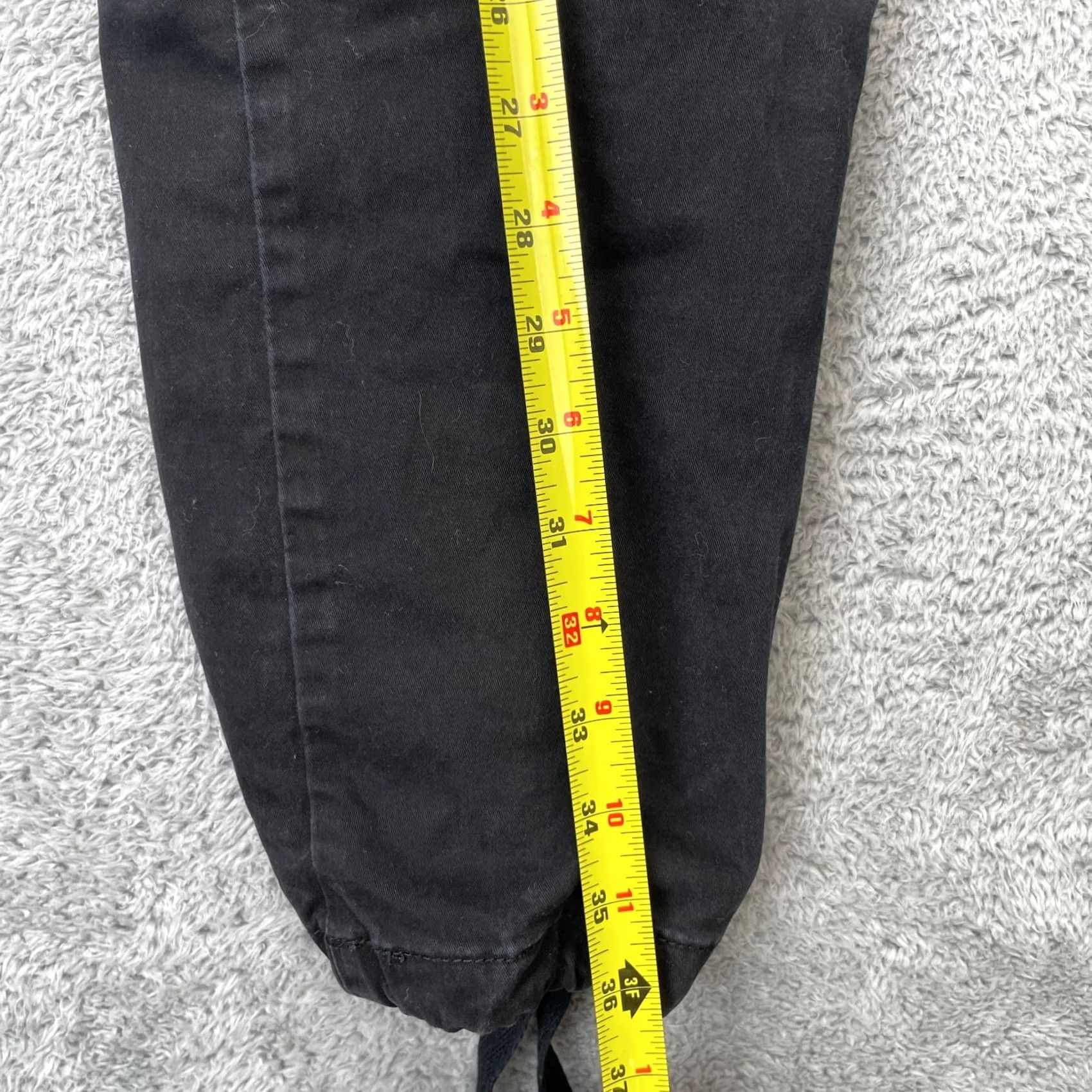 Vintage Must Way Pants Womens 32 Black Cargo Army Utility Military Multi Combat Tactical Pants Casual Travel City 90s? Size 24" / US 00 / IT 34 - 6 Thumbnail