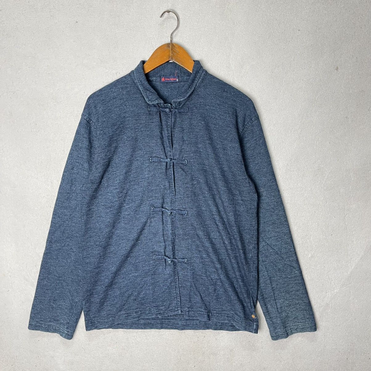 45rpm Vintage 2000s 45RPM Indigo Frog Button Shirt Jacket Size US M / EU 48-50 / 2 - 1 Thumbnail