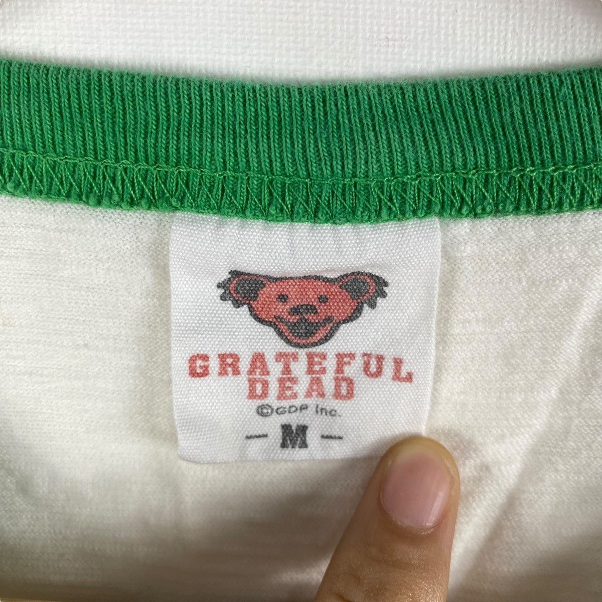 Grateful Dead × Vintage GRATEFUL DEAD Band Women Tops Ringer Tee Shirt Medium Size Size US M / EU 48-50 / 2 - 7 Thumbnail