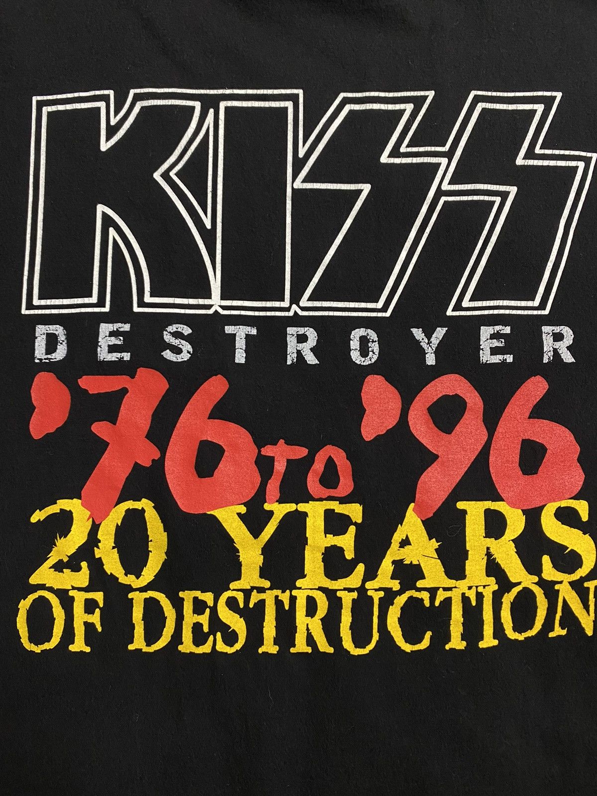 Vintage T-shirt for fans of the legendary rock band kiss army Size US L / EU 52-54 / 3 - 7 Thumbnail