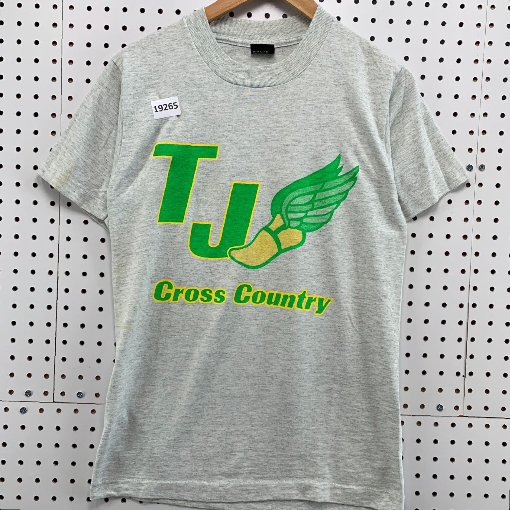 Vintage Vintage Wing Foot Shirt Single Stitch Gray TJ Cross Country Mens M 17.5x27.5 Size US M / EU 48-50 / 2 - 5 Thumbnail