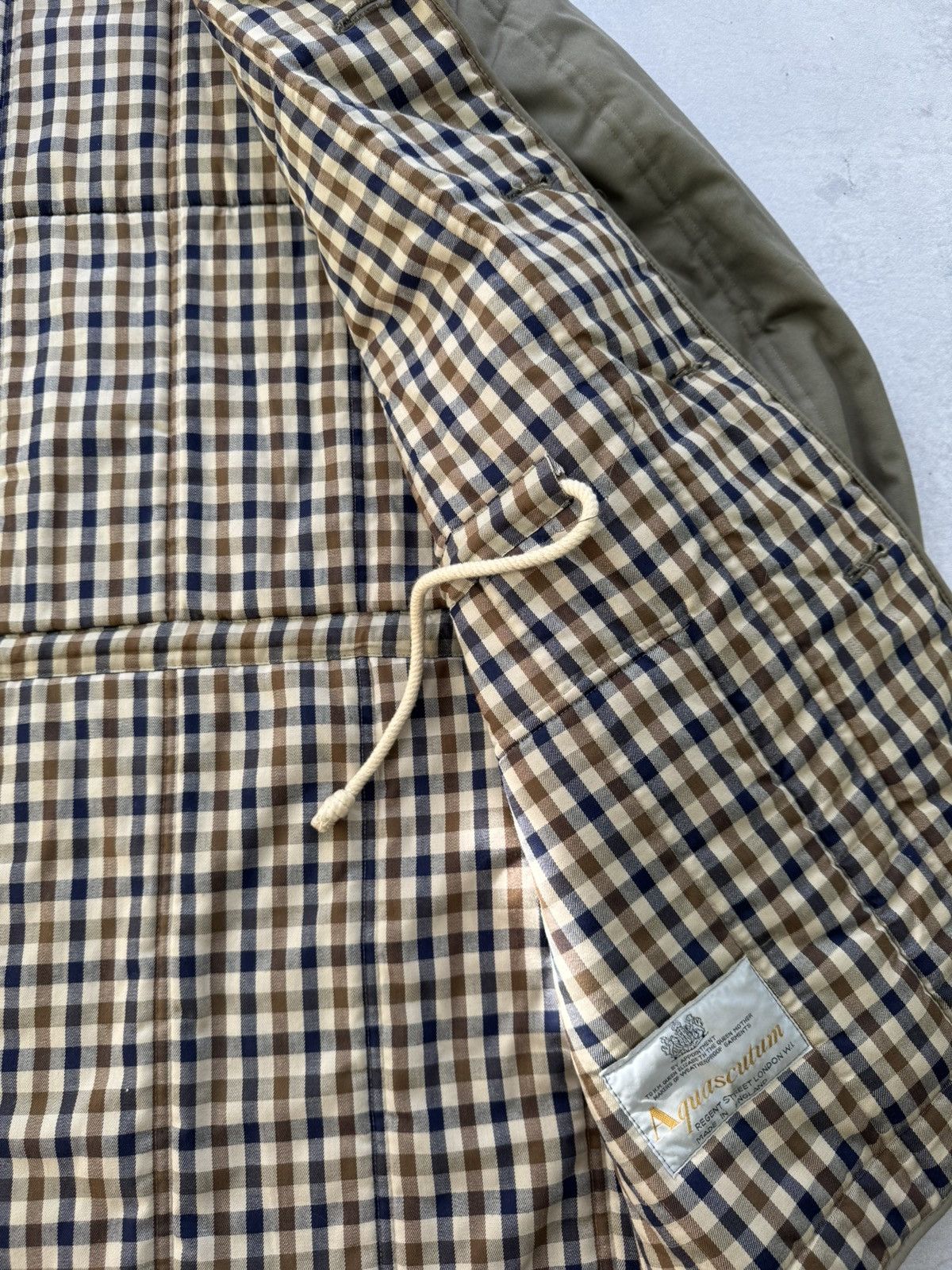 Aquascutum Aquascutum Quilted Short Coat Green Vintage Size US XL / EU 56 / 4 - 9 Thumbnail