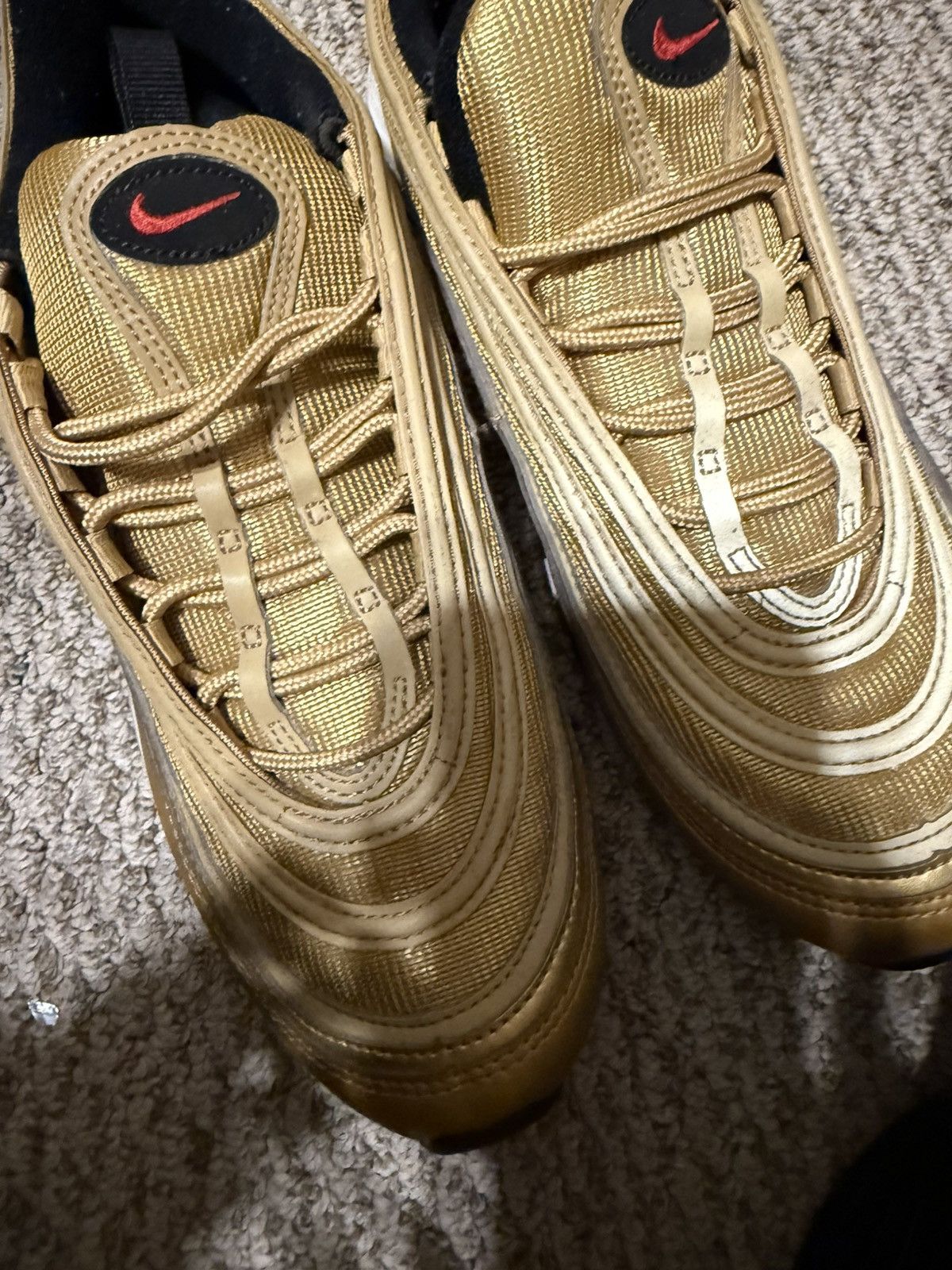 Nike Nike Air Max 97 OG Metallic Gold 2023 🏆⭐️ Size US 10 / EU 43 - 11 Thumbnail