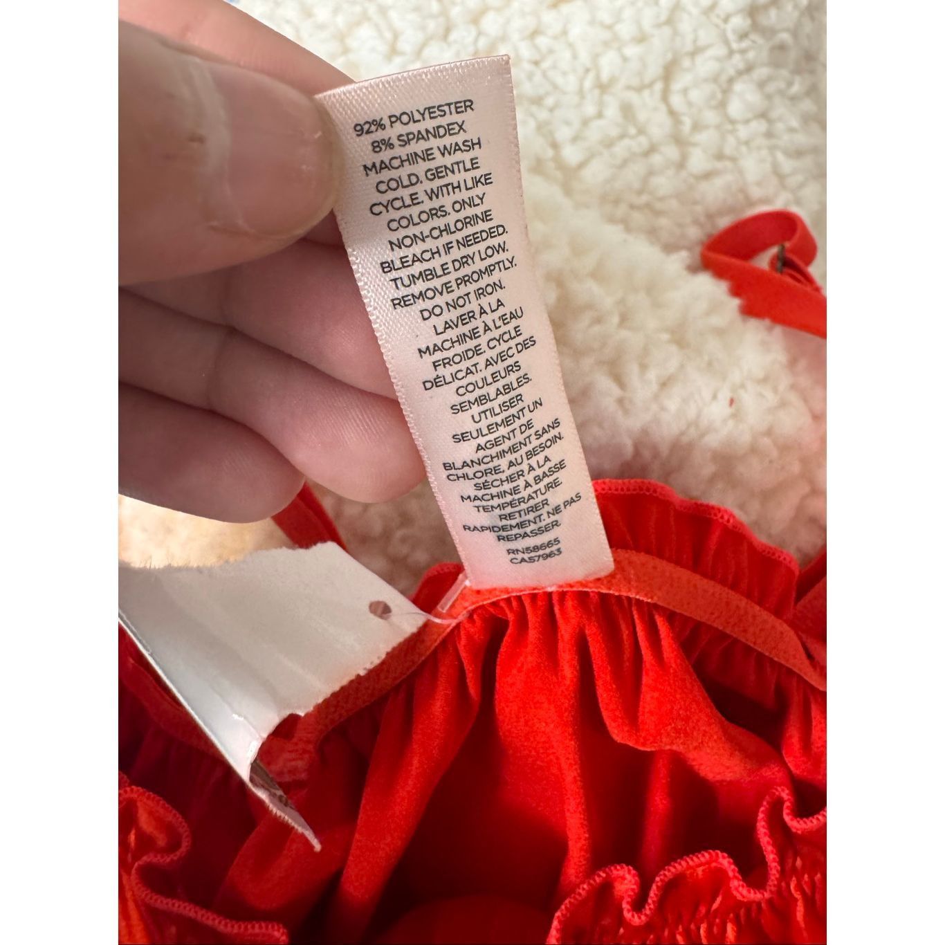 Other BP. Red Satin Crop Top Small | Adjustable Spaghetti Strap Cami Bralette Size S / US 4 / IT 40 - 5 Thumbnail