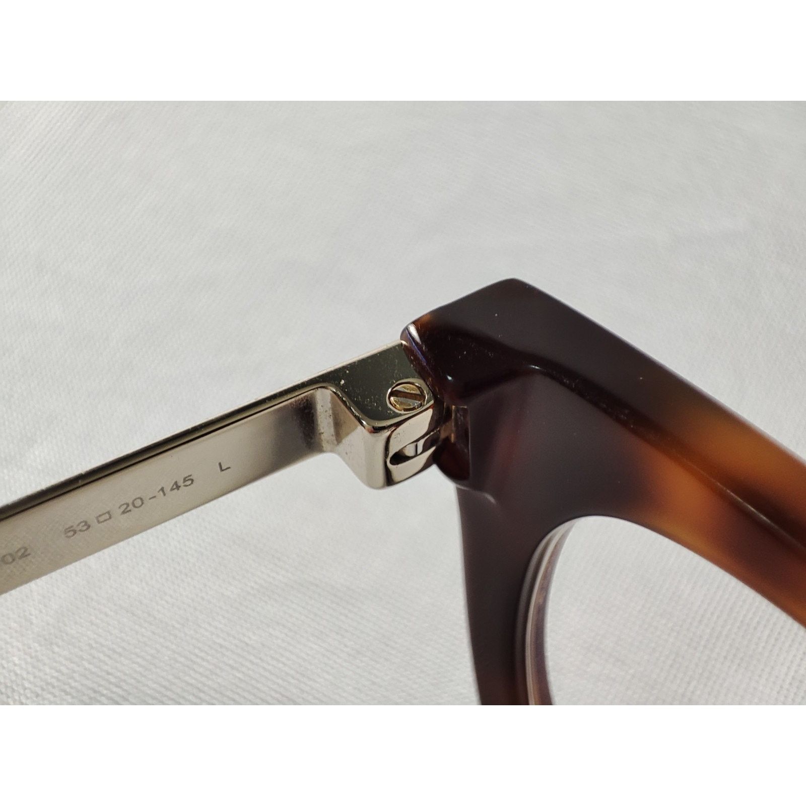 Saint Laurent Paris Saint Laurent SL 583 Havana Silver Eyeglasses Frames Italy Size ONE SIZE - 6 Thumbnail