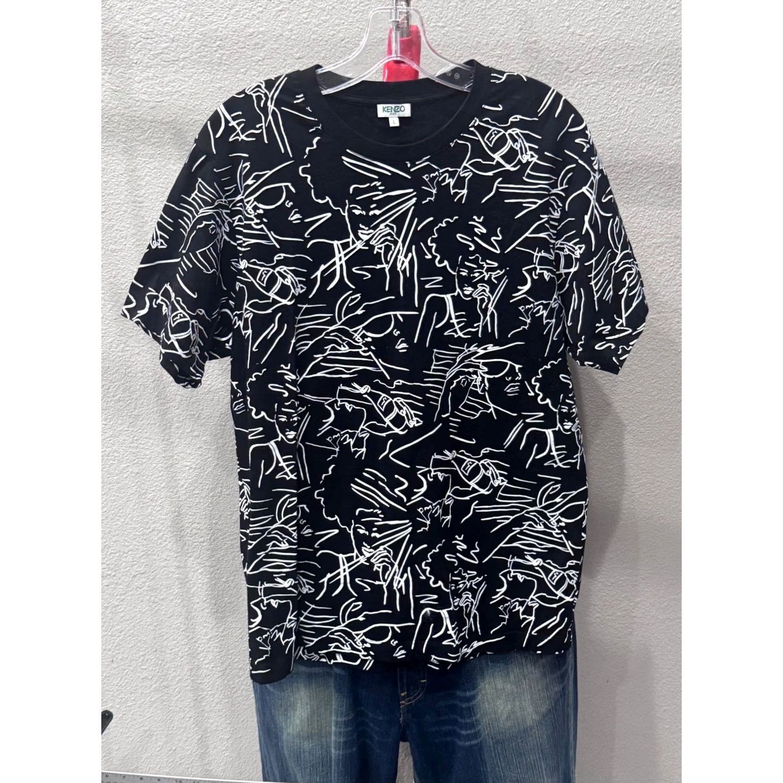 Kenzo WOMENS Kenzo Paris Antonio Lopez Large L TEE T SHIRT Shirt Womens Multicolor L 90s Size L / US 10 / IT 46 - 3 Thumbnail