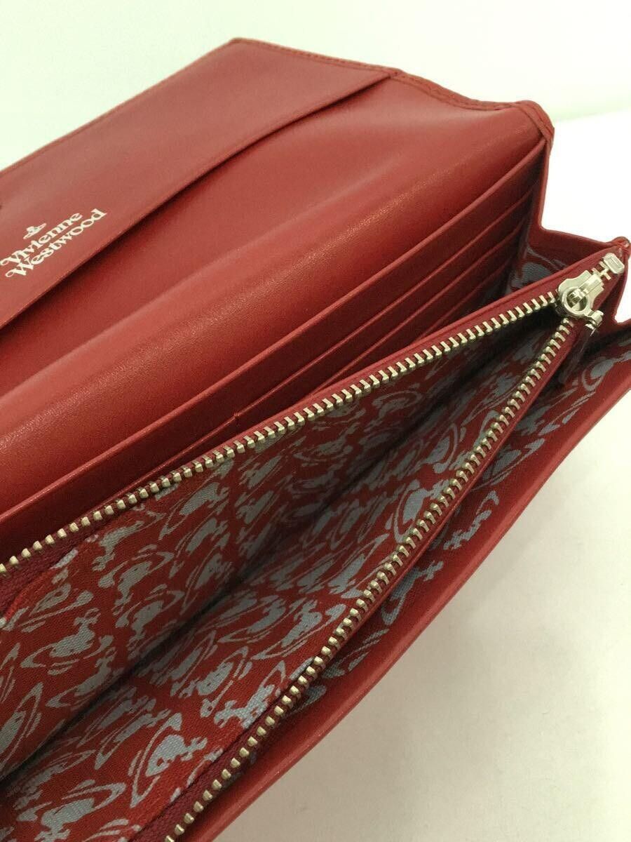 Vivienne Westwood Vivienne Westwood Plain Long Wallet Red Size ONE SIZE - 5 Thumbnail