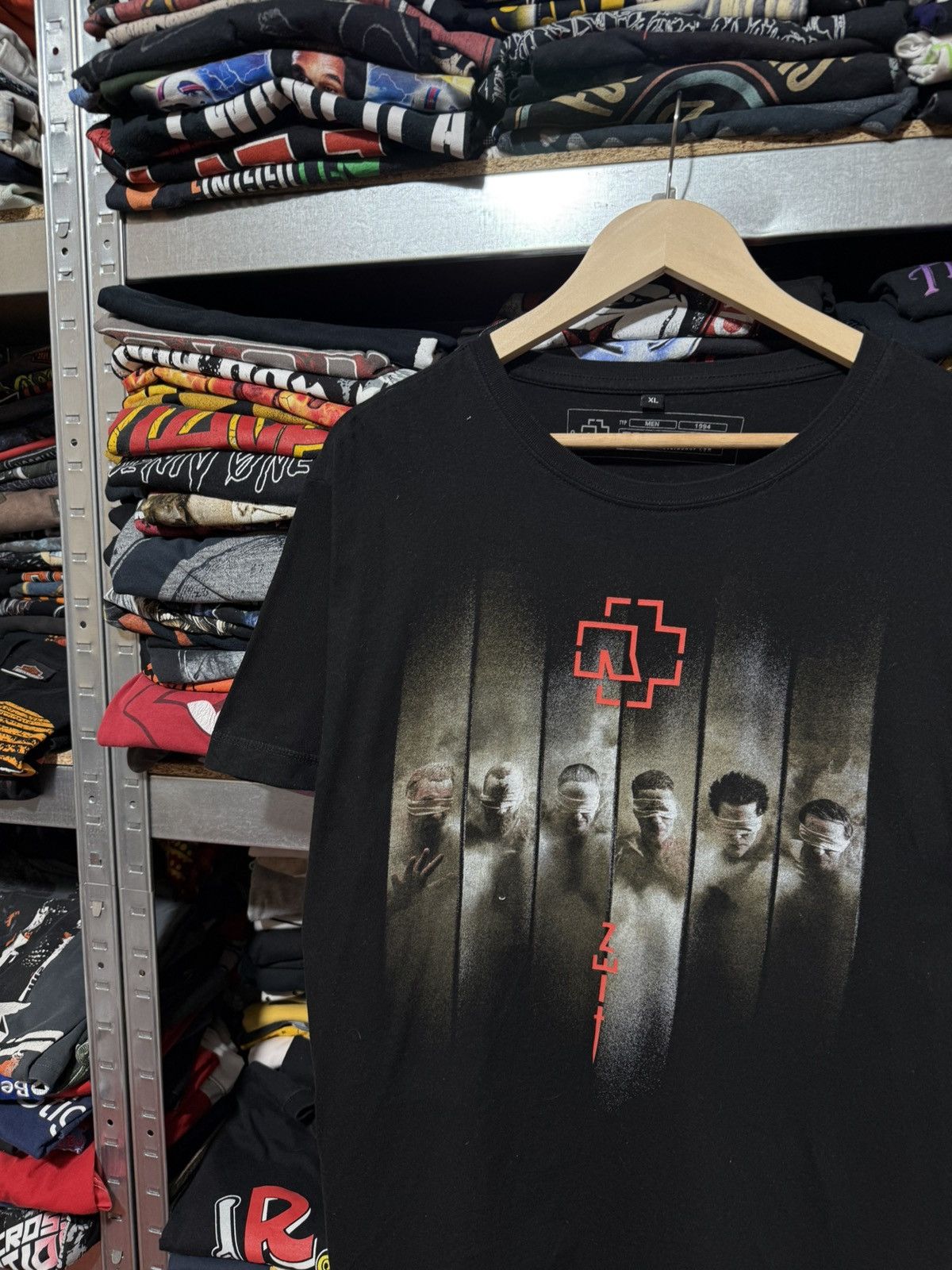 Band Tees Vintage 2000’s Rammstein Horror Logo Band Rock T-Shirt Y2K Size US XL / EU 56 / 4 - 3 Thumbnail
