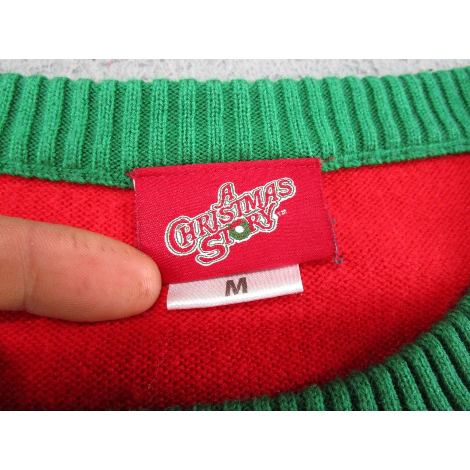 Vintage A Christmas Story Holiday Ugly Sweater Mens Adult Size M Pullover Crewneck Size US M / EU 48-50 / 2 - 2 Thumbnail