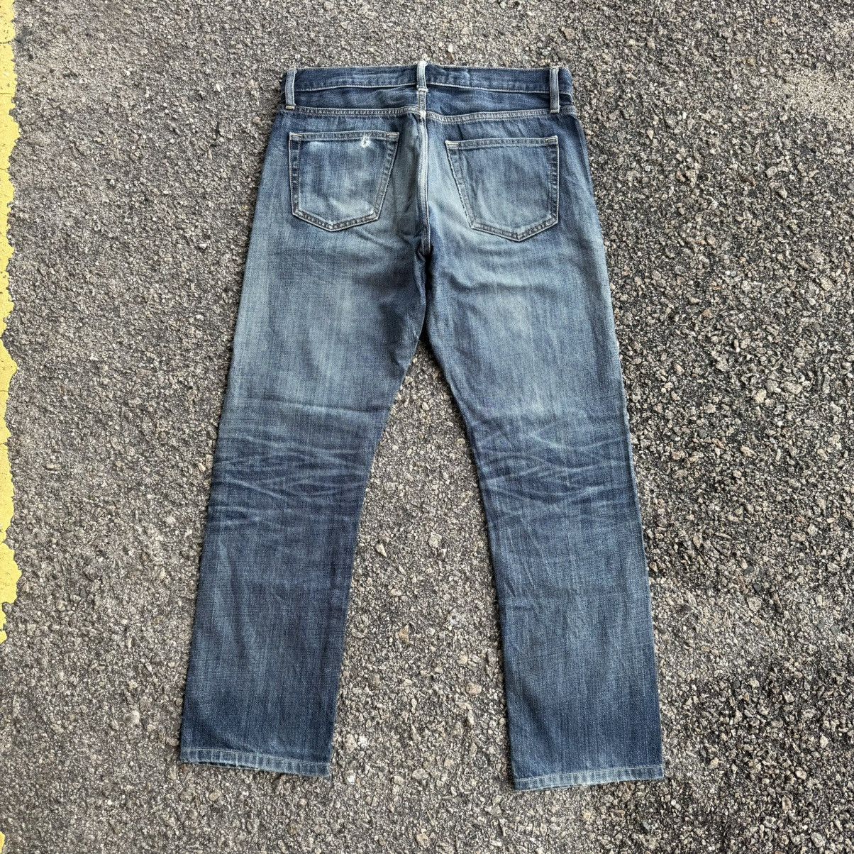 Japanese Brand VINTAGE JAPANESE STRAIGHT FADED JEAN DENIM PANTS Size US 35 - 9 Thumbnail