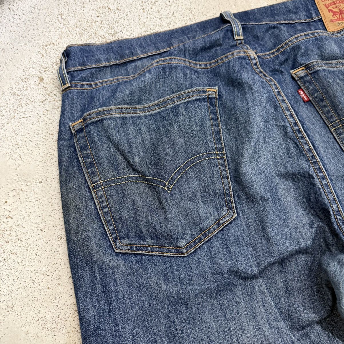 Levi's Levis 505 Cool Distressed Repaired Stretch Denim Pants Size US 36 / EU 52 - 13 Thumbnail