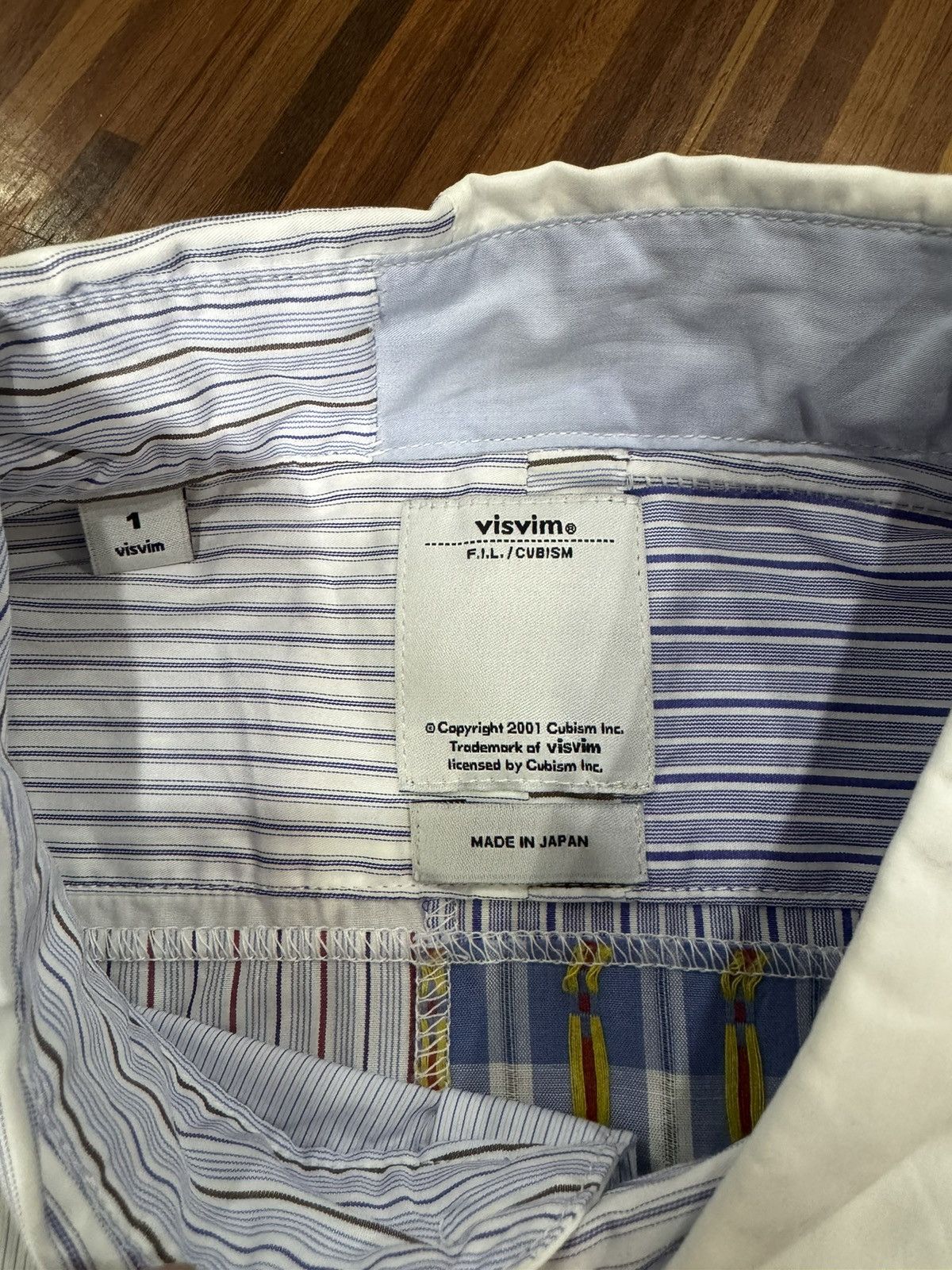 Visvim VISVIM 16SS LONG RIDER SHIRT L/S FLUX PW Rider Shirt Blue Size US M / EU 48-50 / 2 - 7 Thumbnail