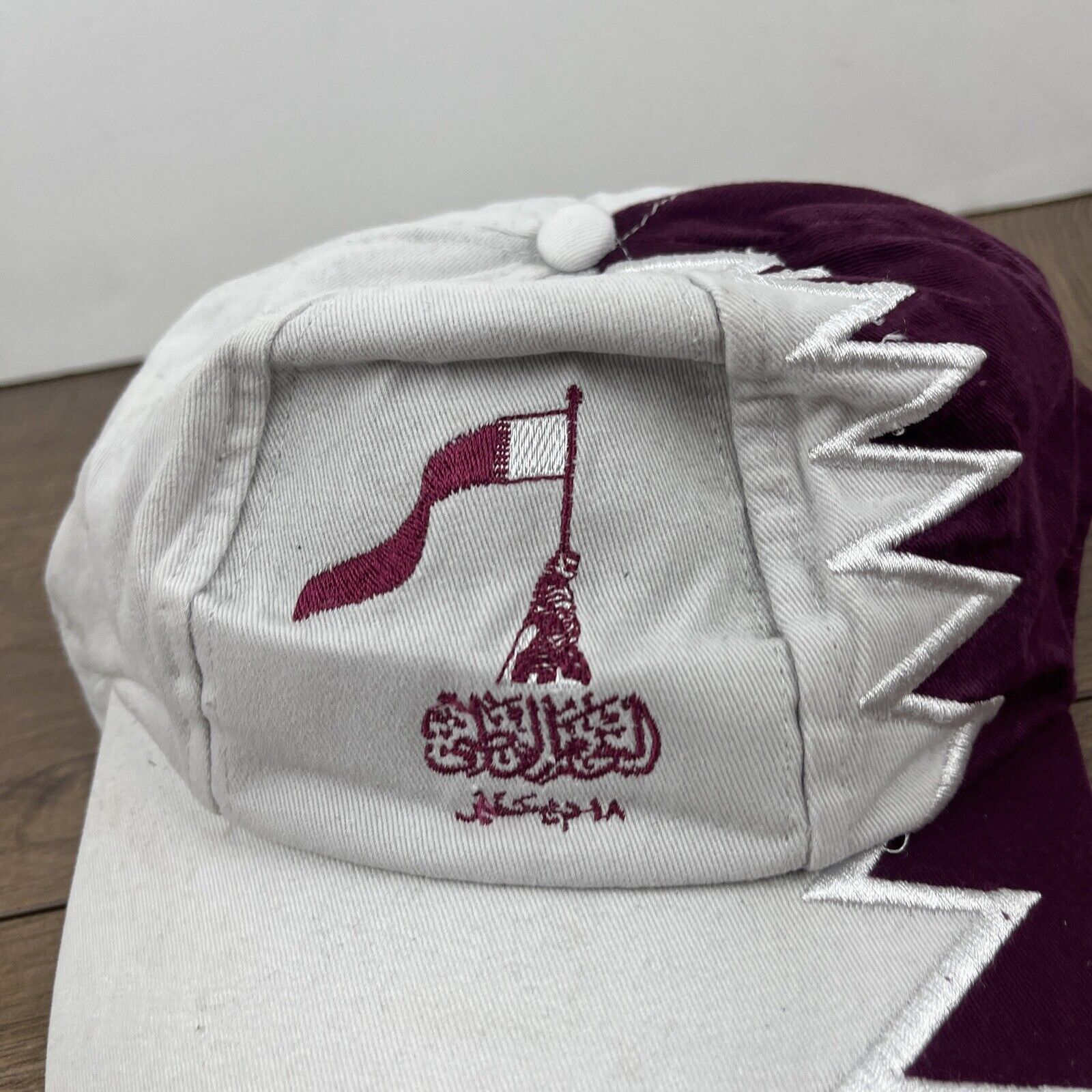Other Qatar Hat Qatar Red White Hat Adjustable Adult Size Hat Whit Size ONE SIZE - 6 Thumbnail