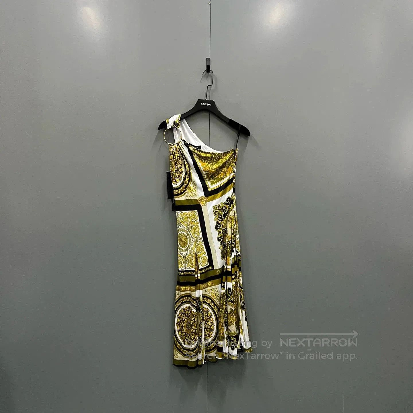 Versace Versace Baroque Print One-Shoulder Sleeveless Dress. Size M / US 6-8 / IT 42-44 - 1 Thumbnail