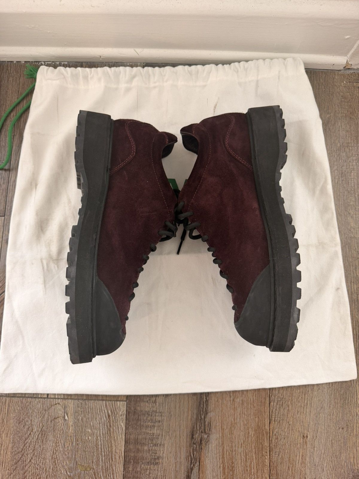 Diemme DIEMME AMPEZZO BURGUNDY SUEDE LOW BOOTS Size US 8 / EU 41 - 7 Thumbnail