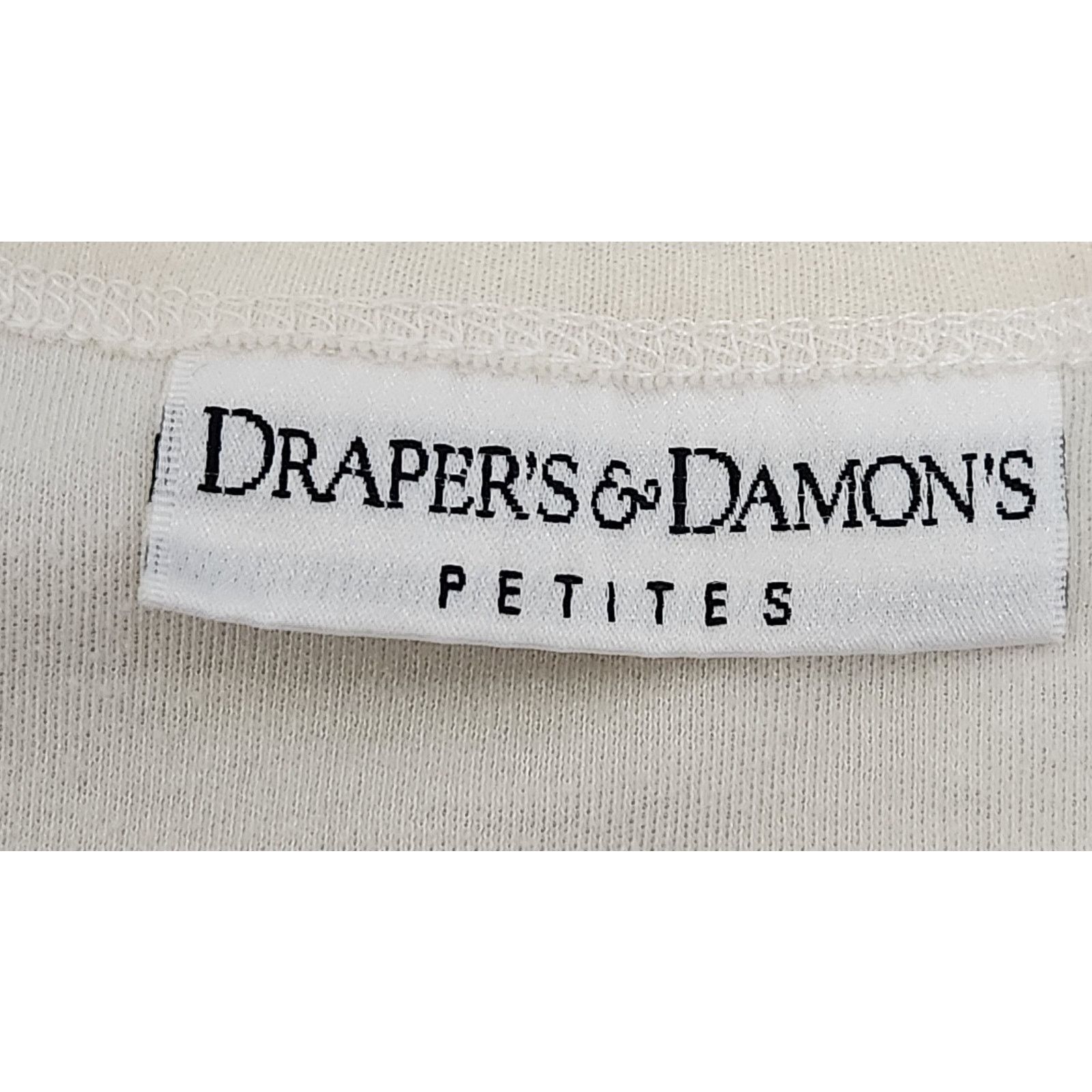 Other Draper's & Damon's Cream Sleeveless Top PM Lightweight Size M / US 6-8 / IT 42-44 - 3 Thumbnail