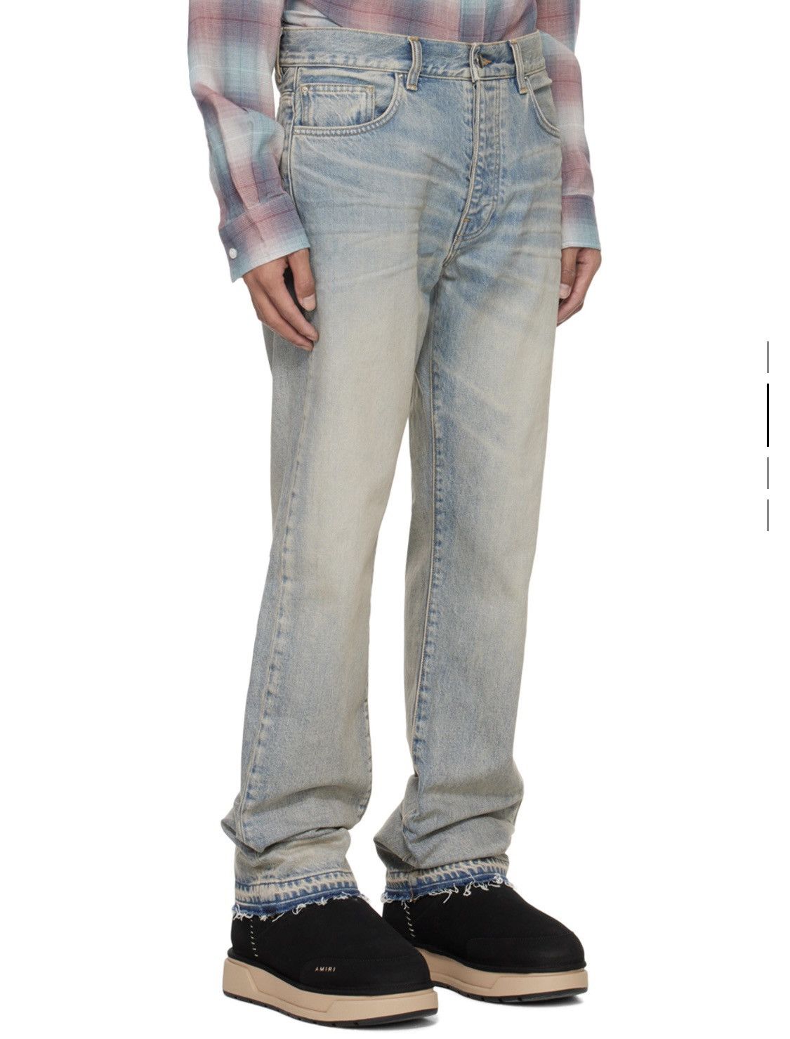 Amiri Straight Cut Loose Jeans Size US 33 - 2 Thumbnail